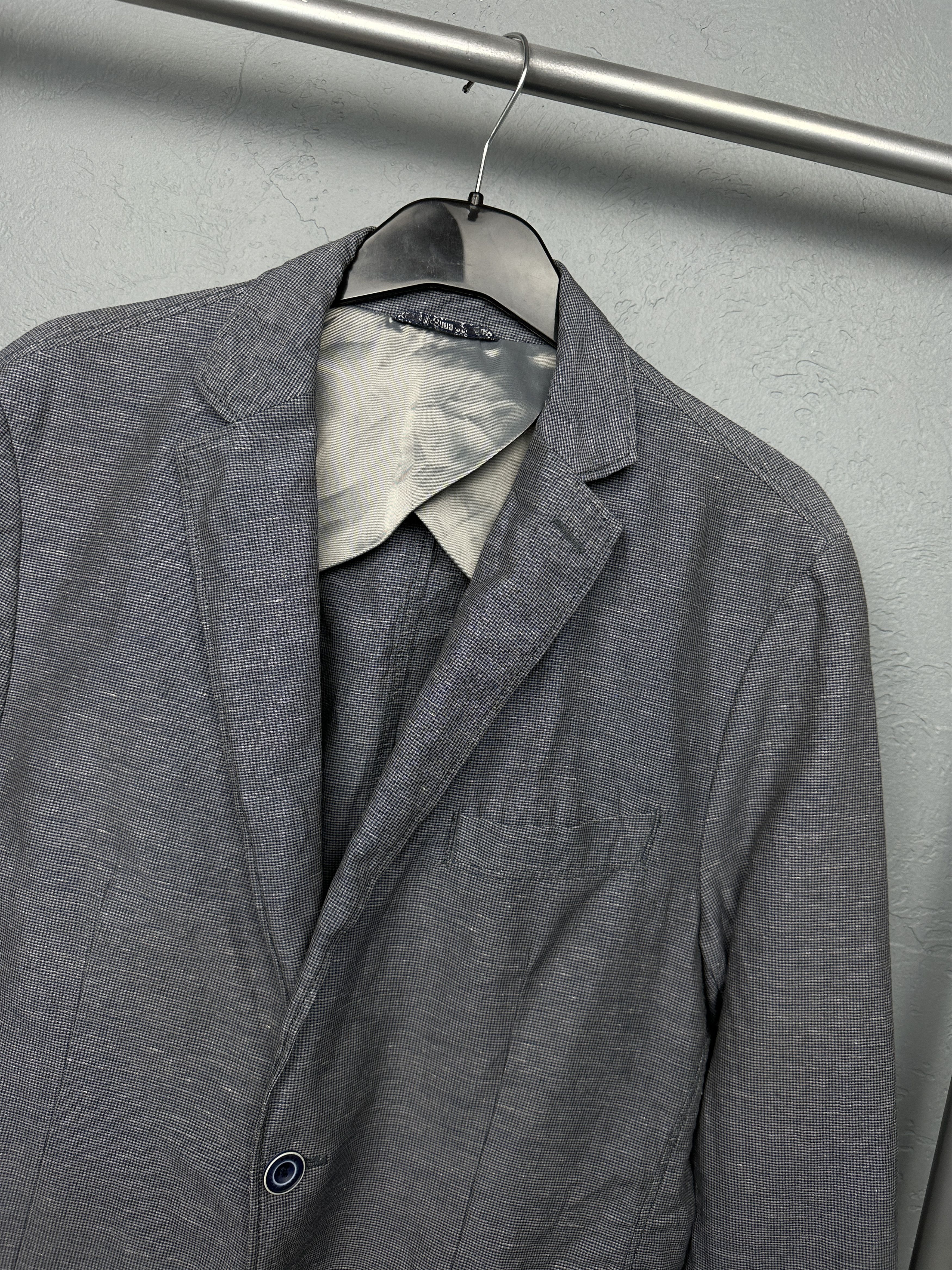 Hugo Boss Hugo Boss Mens Linen Blazer Jacket Two Buttons Size US M / EU 48-50 / 2 - 2 Thumbnail