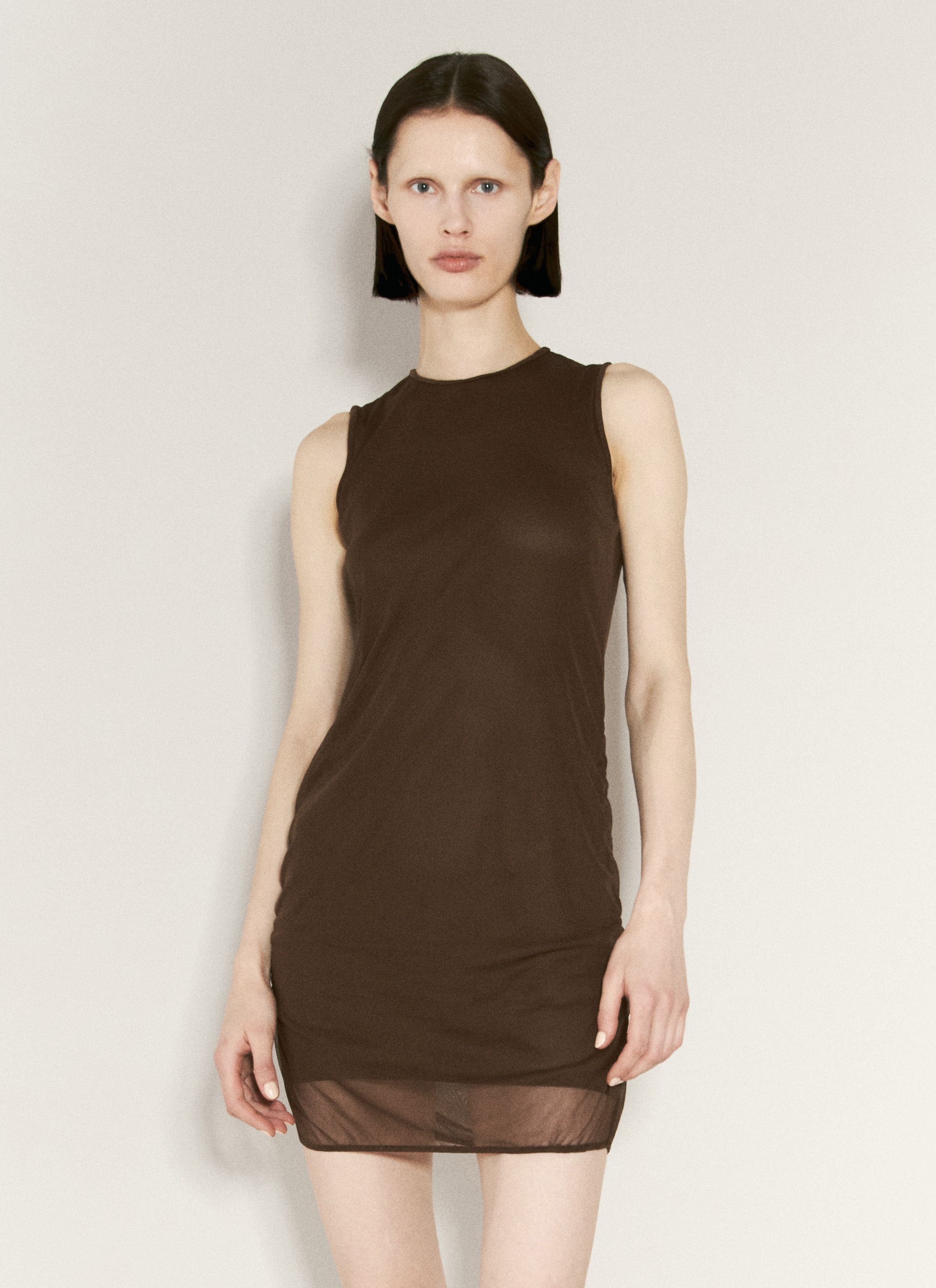 Saint Laurent Paris Tulle Tank Mini Dress Size XS / US 0-2 / IT 36-38 - 1 Thumbnail