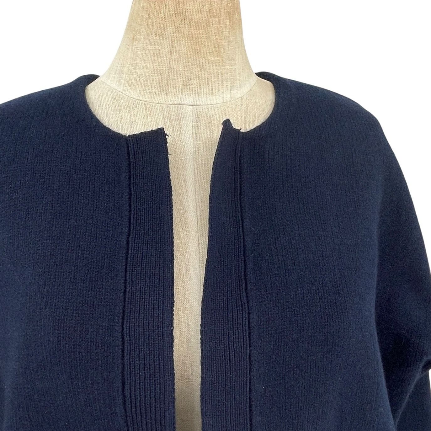 J.Crew J Crew Sweater Coat Lined Lambswool Pockets Oversized XS/S/M Size XS / US 0-2 / IT 36-38 - 3 Thumbnail