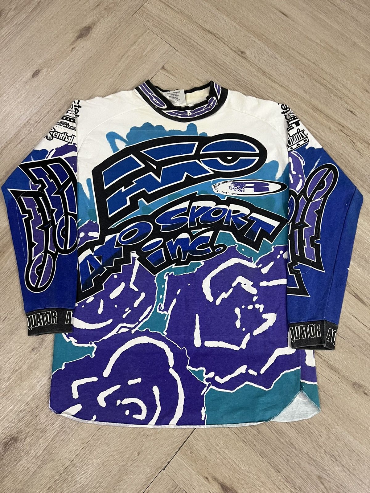 Vintage Vintage AXO Sport Motocross Shirt Size US L / EU 52-54 / 3 - 1 Thumbnail