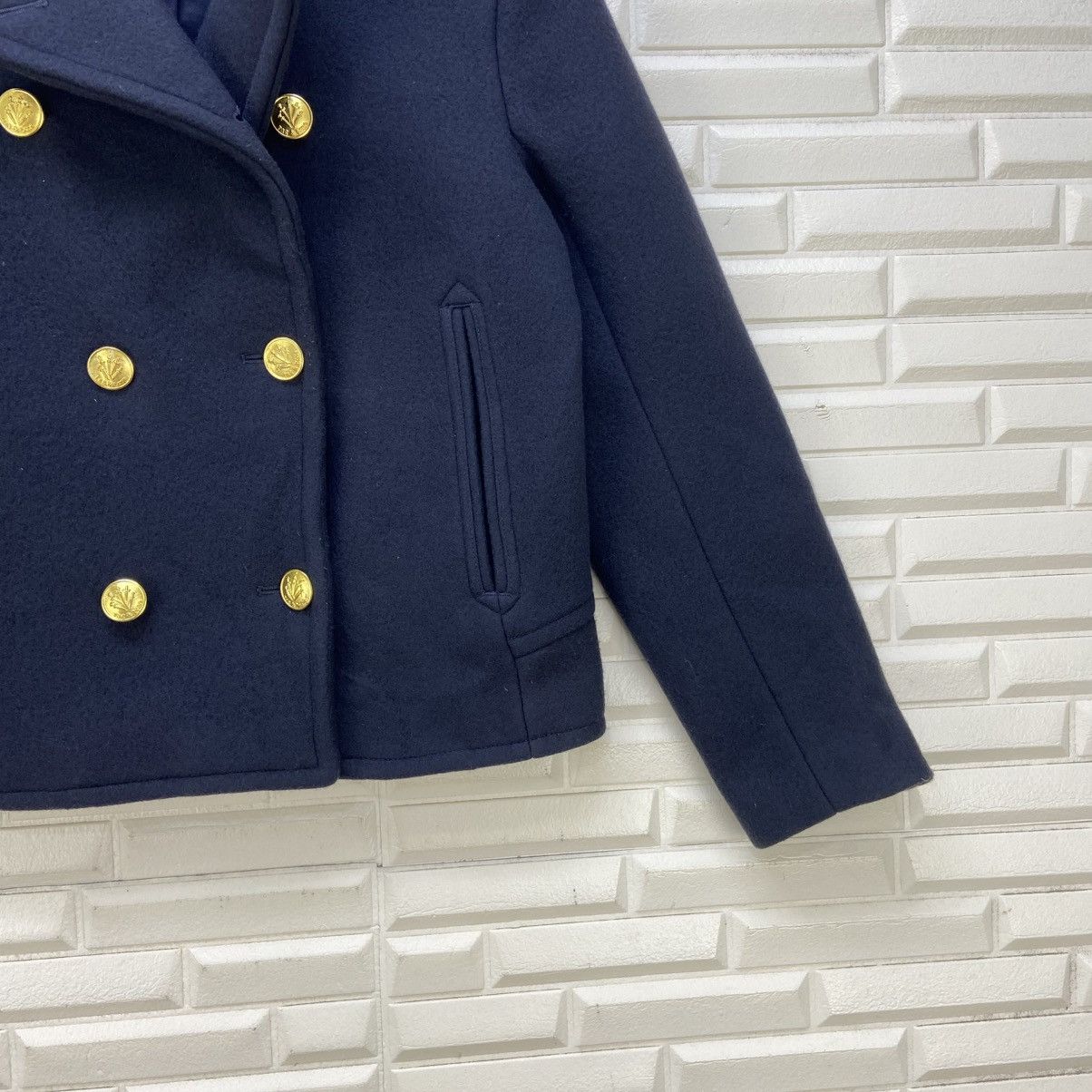 Rag & Bone Rag & Bone New York Double Breasted Virgin Wool Pea Jacket Size S / US 4 / IT 40 - 4 Thumbnail