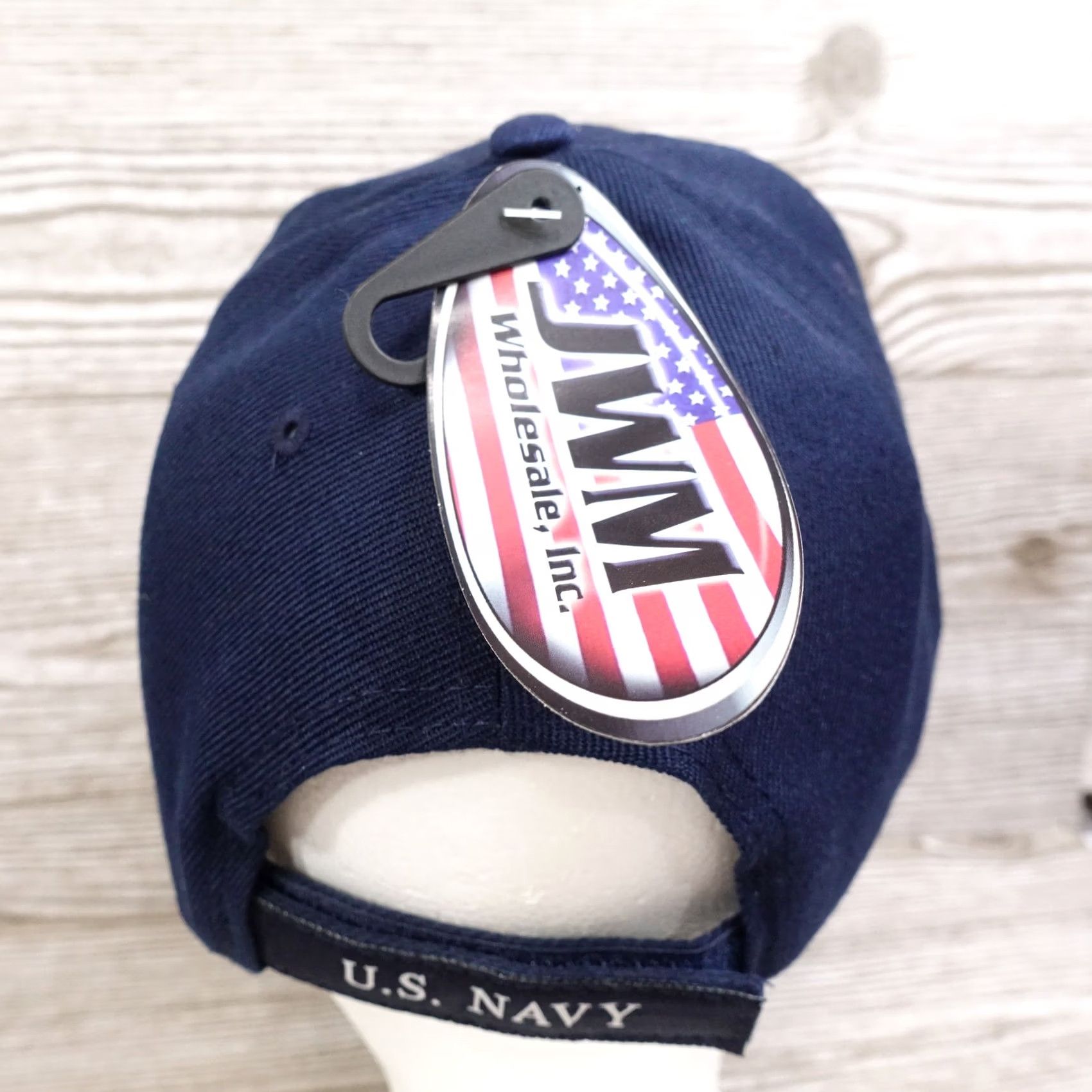 Vintage US NAVY Baseball HAT CAP ONE SIZE Navy BLUE ADJUSTABLE CURVE NWT Size ONE SIZE - 5 Thumbnail