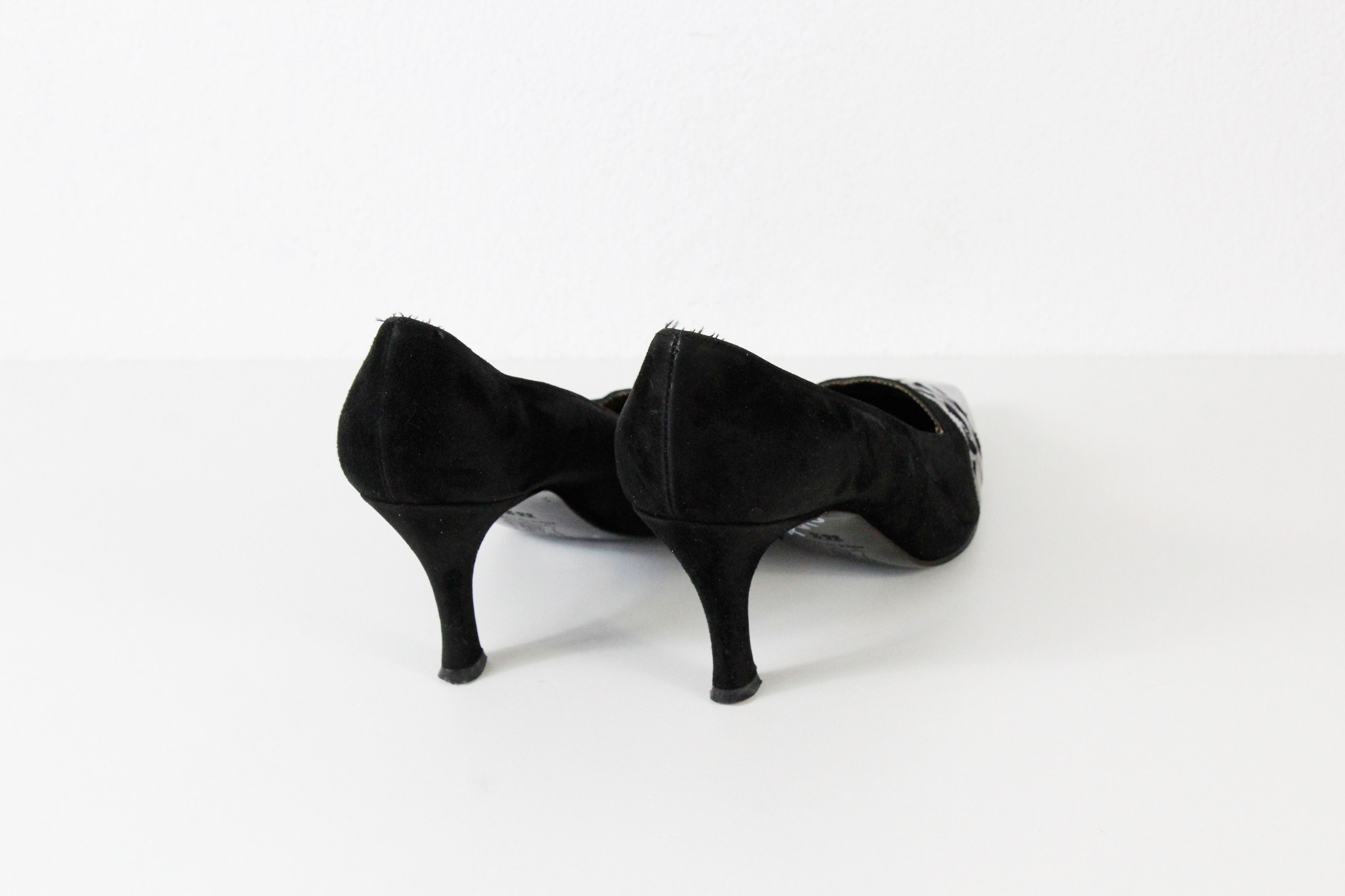 Saint Laurent Paris Yves Saint Laurent by Tom Ford Era Suede Heels Shoes Size US 6.5 / IT 36.5 - 10 Thumbnail