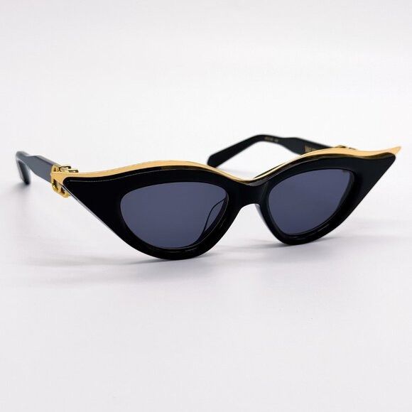 Valentino NEW VALENTINO V-GOLDCUT-II VLS-114A WOMEN BLACK SUNGLASSES Size ONE SIZE - 6 Thumbnail
