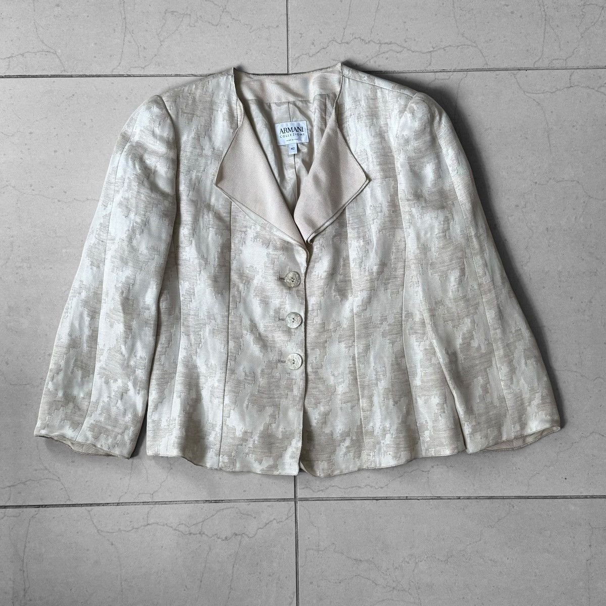 Armani × Armani Collezioni × Vintage ARMANI COLLEZIONI WOMENS BLAZER Size M / US 6-8 / IT 42-44 - 1 Thumbnail