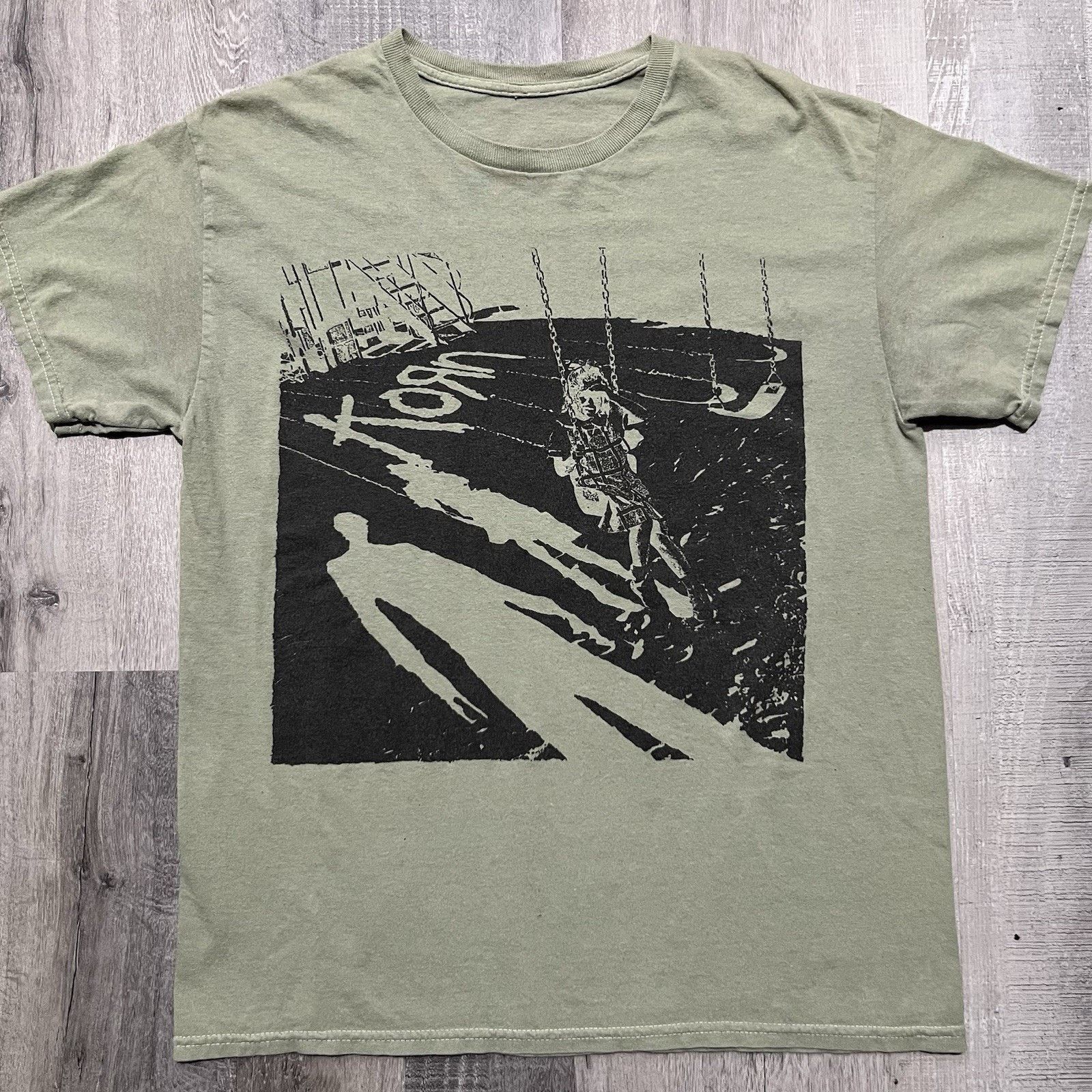Vintage KORN Self Titled Album Cover Nu Metal Metal Band T Shirt M Size US M / EU 48-50 / 2 - 1 Thumbnail
