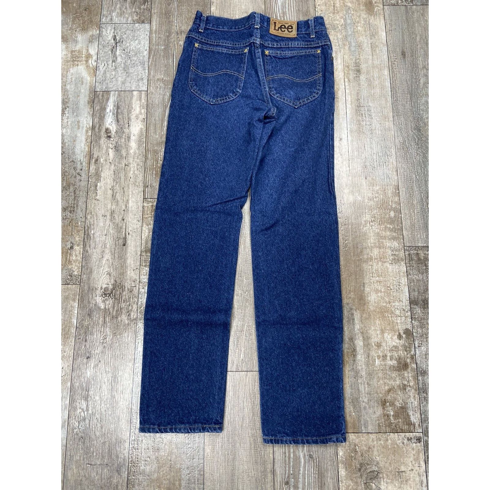 Lee Crazy Vintage Washed Dark Workwear Skater Lee Riders Jeans Size US 29 - 3 Thumbnail