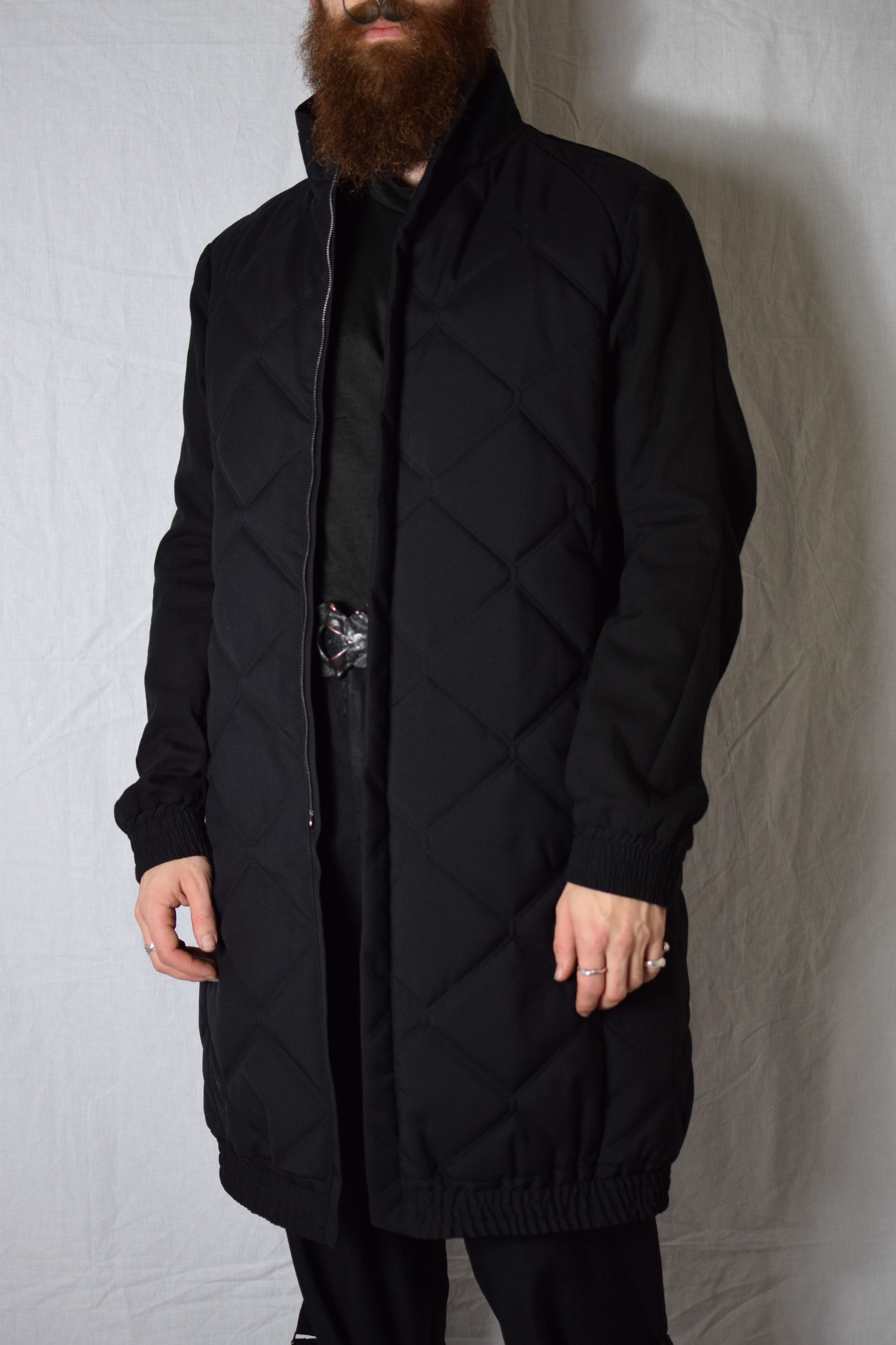 Devoa Devoa AW24 Quilted Wool Coat - CTE-YWGL Size US L / EU 52-54 / 3 - 5 Thumbnail