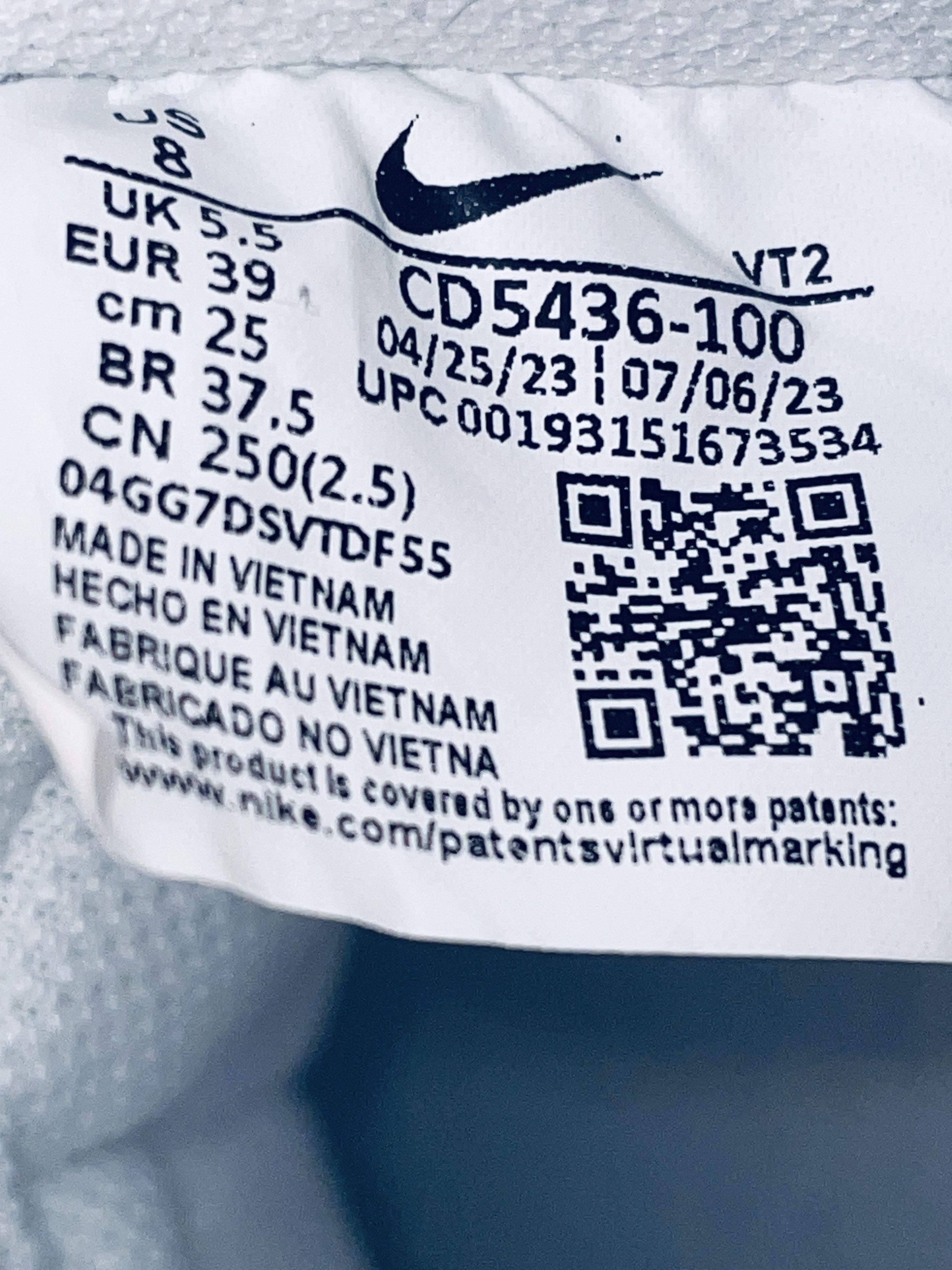 Nike 👟 29,90 € – Nike Court Mid Weiß/Blau – gebraucht Size US 6.5 / EU 39-40 - 5 Thumbnail