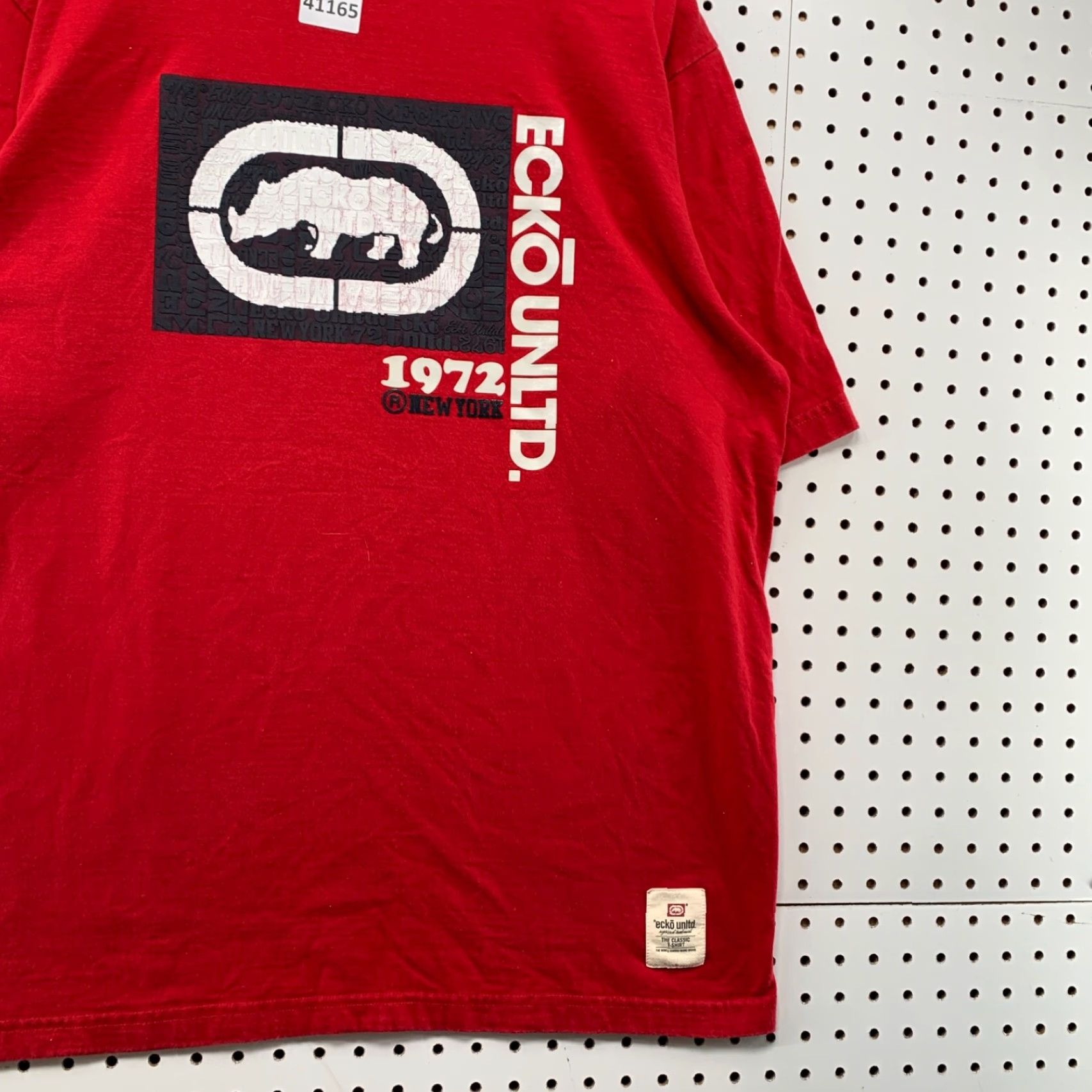 Ecko Unltd. VINTAGE Ecko Rhino Shirt Mens XL Red Hip Hop Short Sleeve Graffiti T-Shirt Size US XL / EU 56 / 4 - 6 Thumbnail