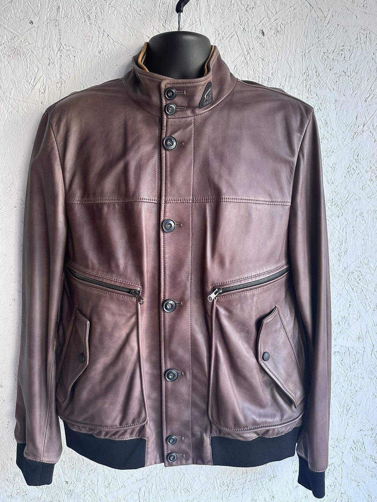 Hogan Hogan Leather Jacket Size US XXL / EU 58 / 5 - 1 Thumbnail