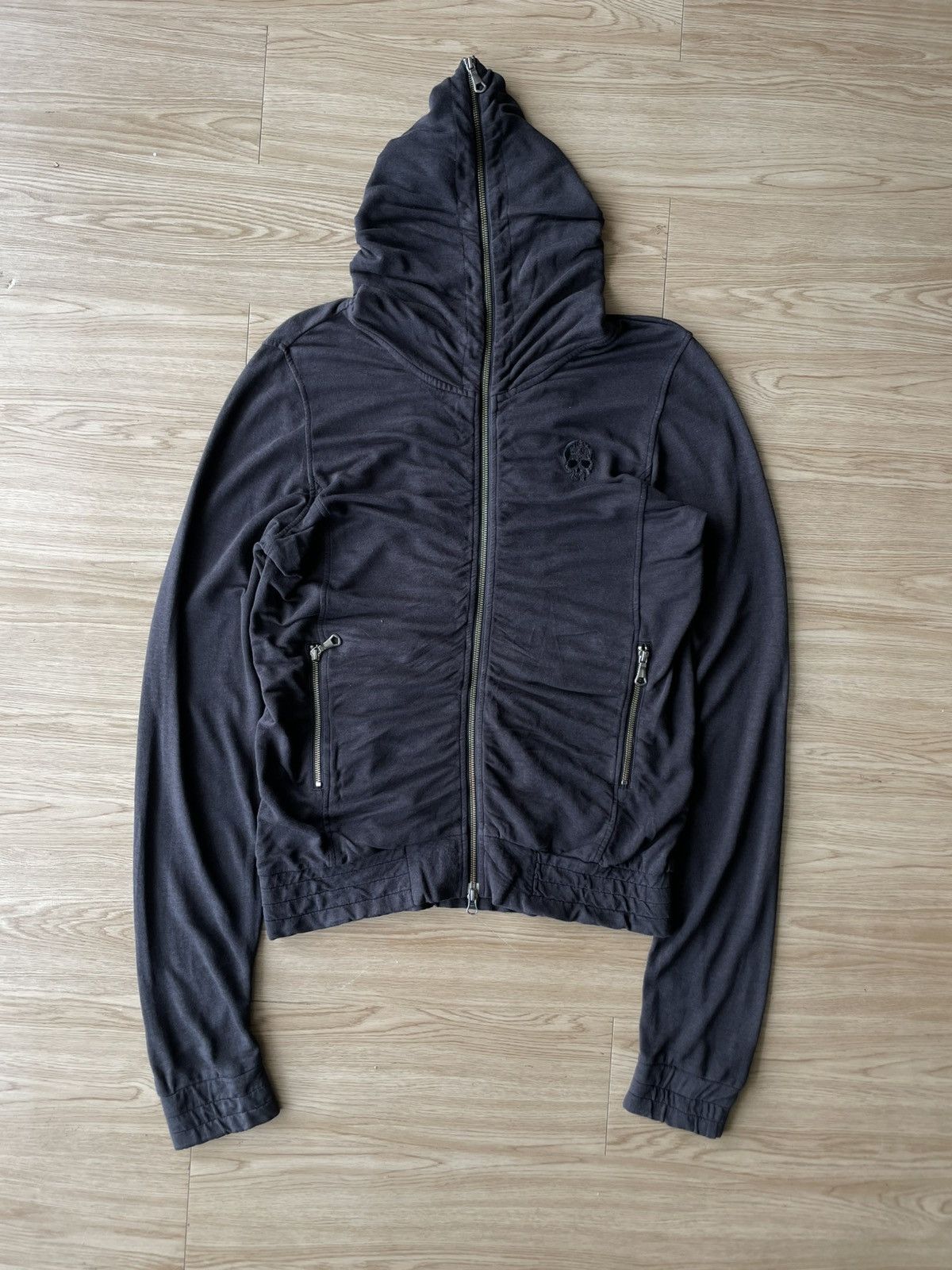 If Six Was Nine Custom Culture Y2K Skulls Full Zipper Hoodie Size US M / EU 48-50 / 2 - 1 Thumbnail