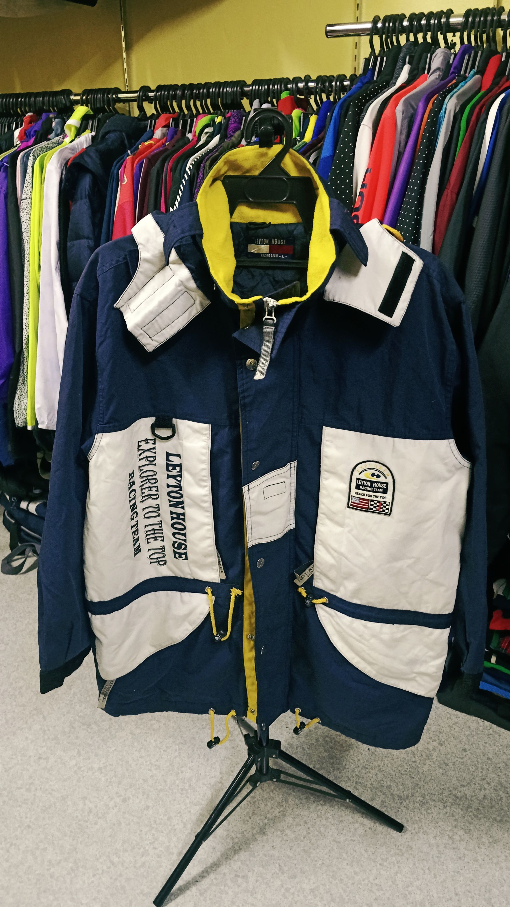 Japanese Brand × Vintage Vintage Leyton House Racing Team Zipper Jacket Size US L / EU 52-54 / 3 - 2 Thumbnail