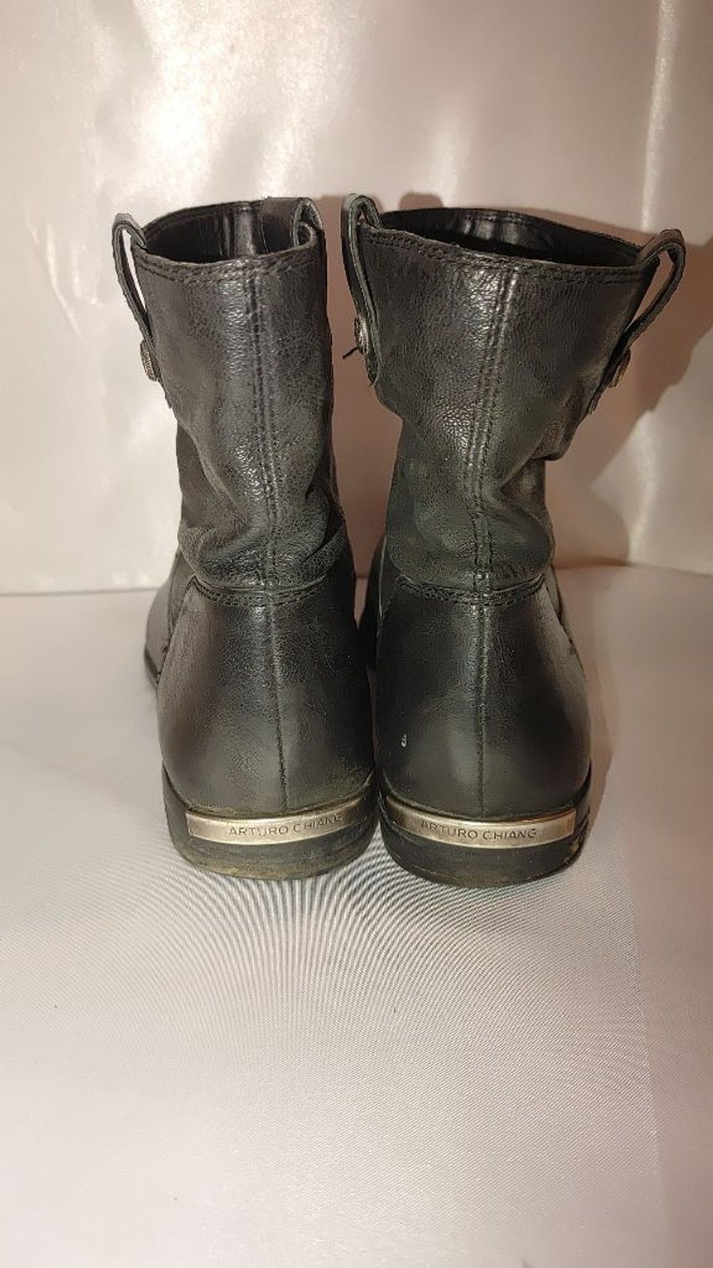 The Unbranded Brand Arturo Chaing Leather Moto Boots Size 8 Size US 8 / IT 38 - 7 Thumbnail