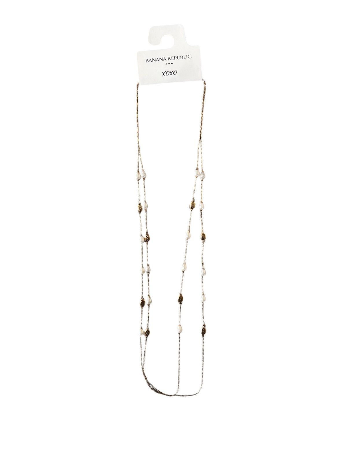 Banana Republic Banana Republic Pearl and Gold Tone Layered Necklace NWT Size ONE SIZE - 1 Thumbnail