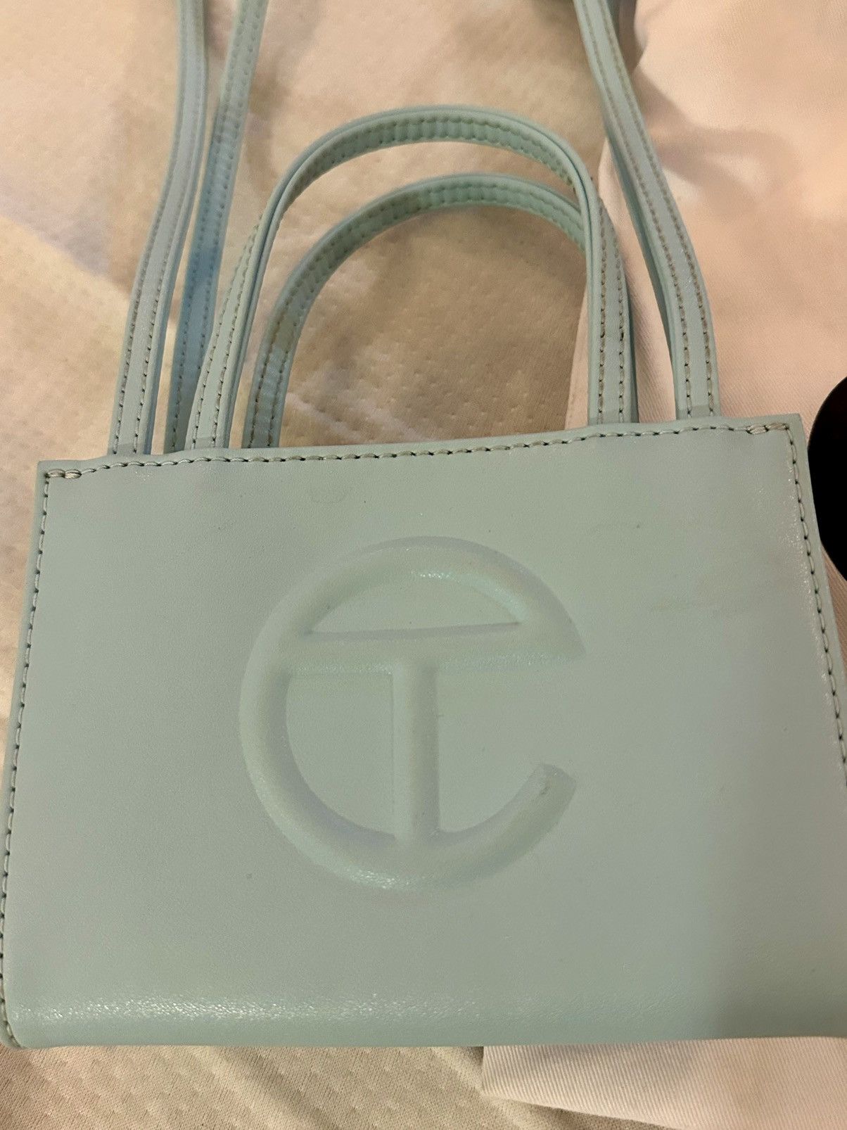 Telfar Telfar - “Small Shopping Bag” in Pool Blue w/ Dust Bag Size ONE SIZE - 3 Thumbnail