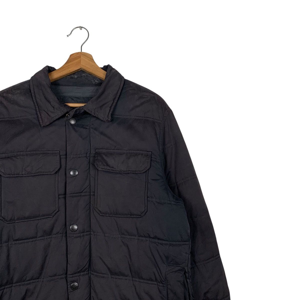 Calvin Klein CALVIN KLEIN Collared Snap Button Puffer Jacket #1868-C81 Size US L / EU 52-54 / 3 - 5 Thumbnail