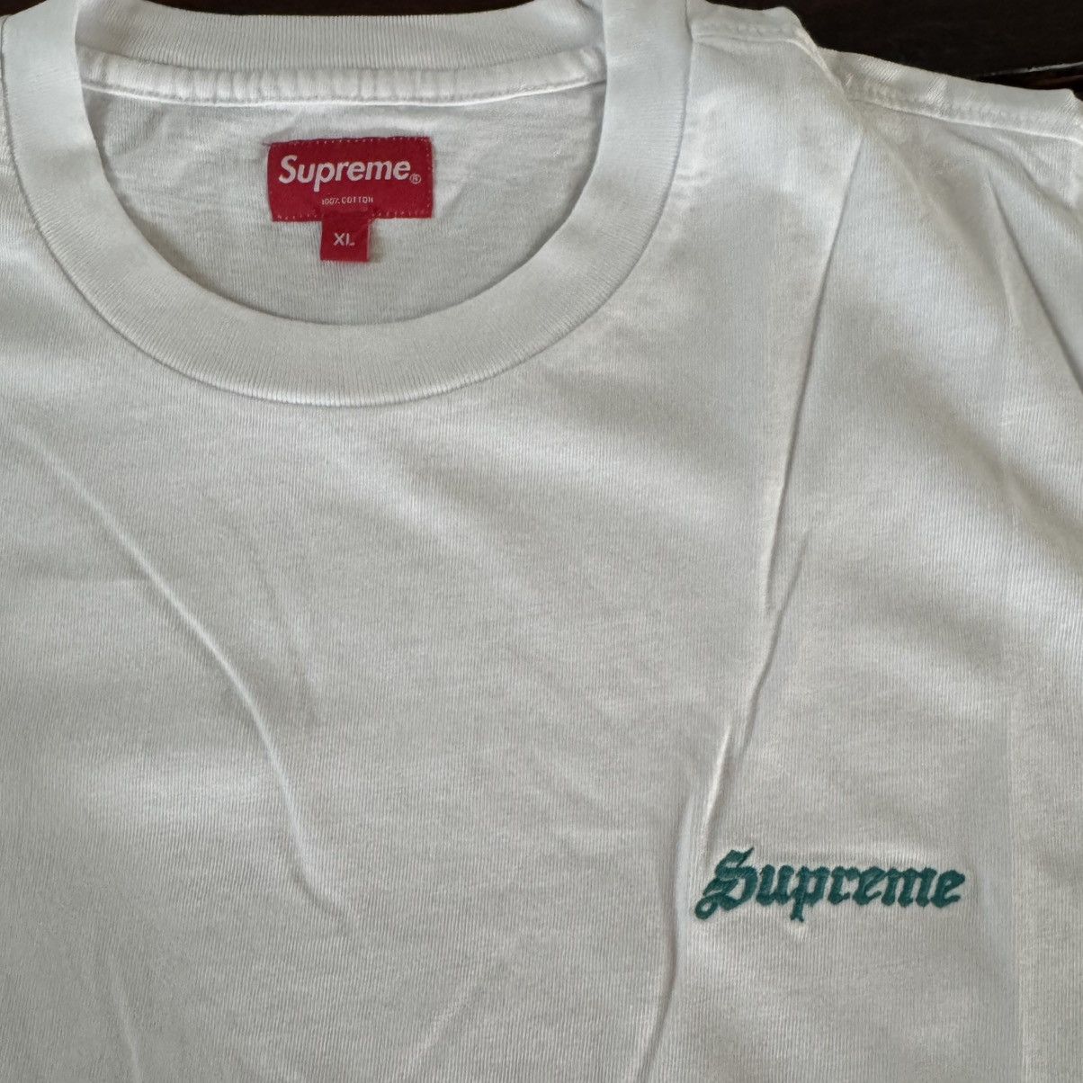 Supreme Supreme Washed S/S Tee Size US XL / EU 56 / 4 - 2 Thumbnail