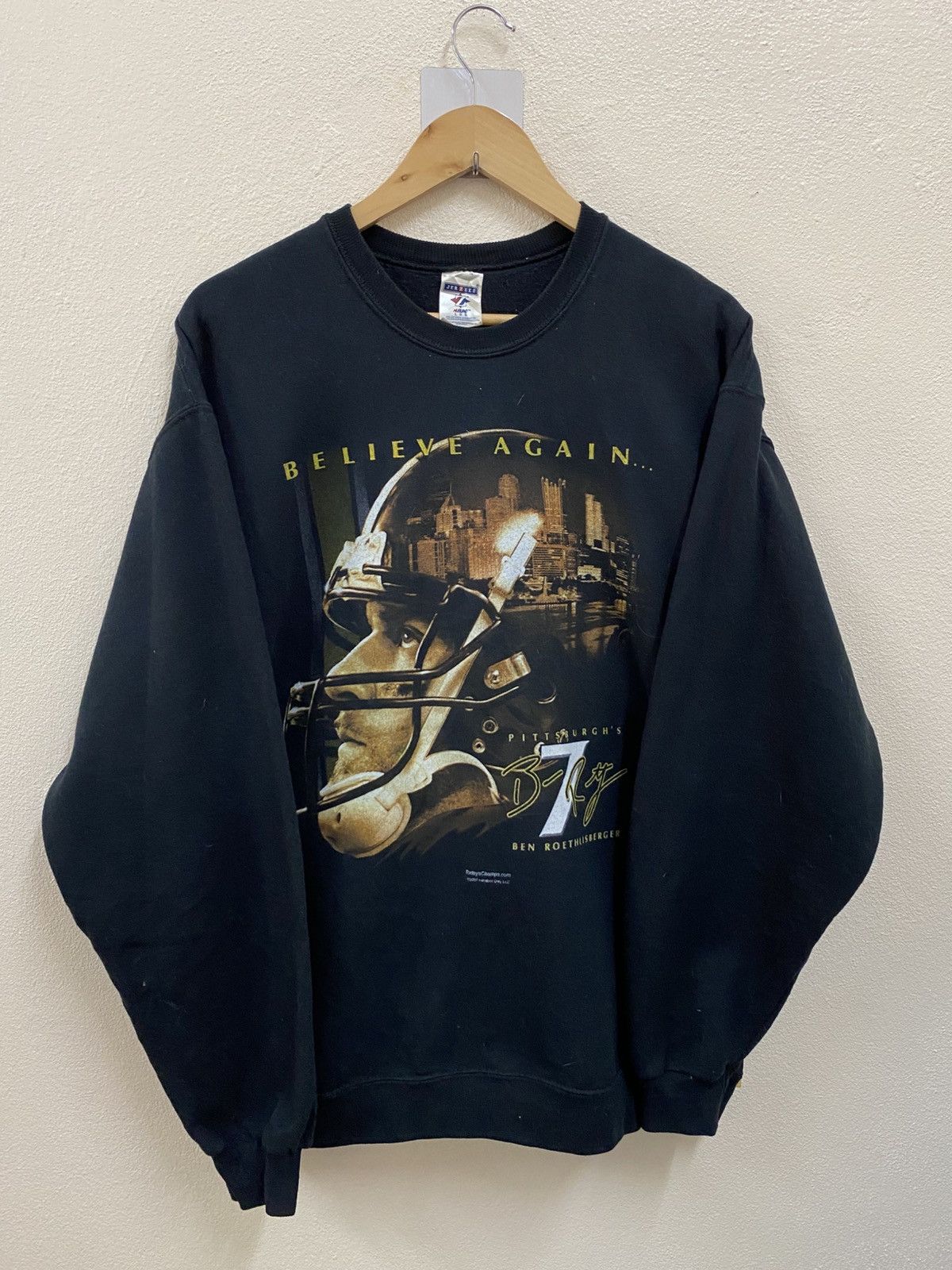 Jerzees Vintage Jeezers Ben Roethlisberger Size US M / EU 48-50 / 2 - 1 Thumbnail