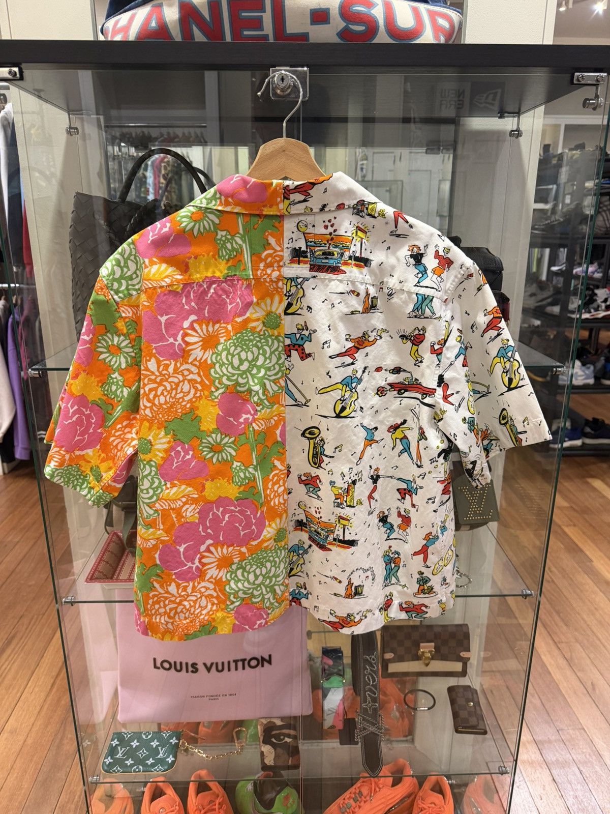 Prada Prada Dance/Floral Double Match Shirt - White Pink Size US S / EU 44-46 / 1 - 2 Thumbnail