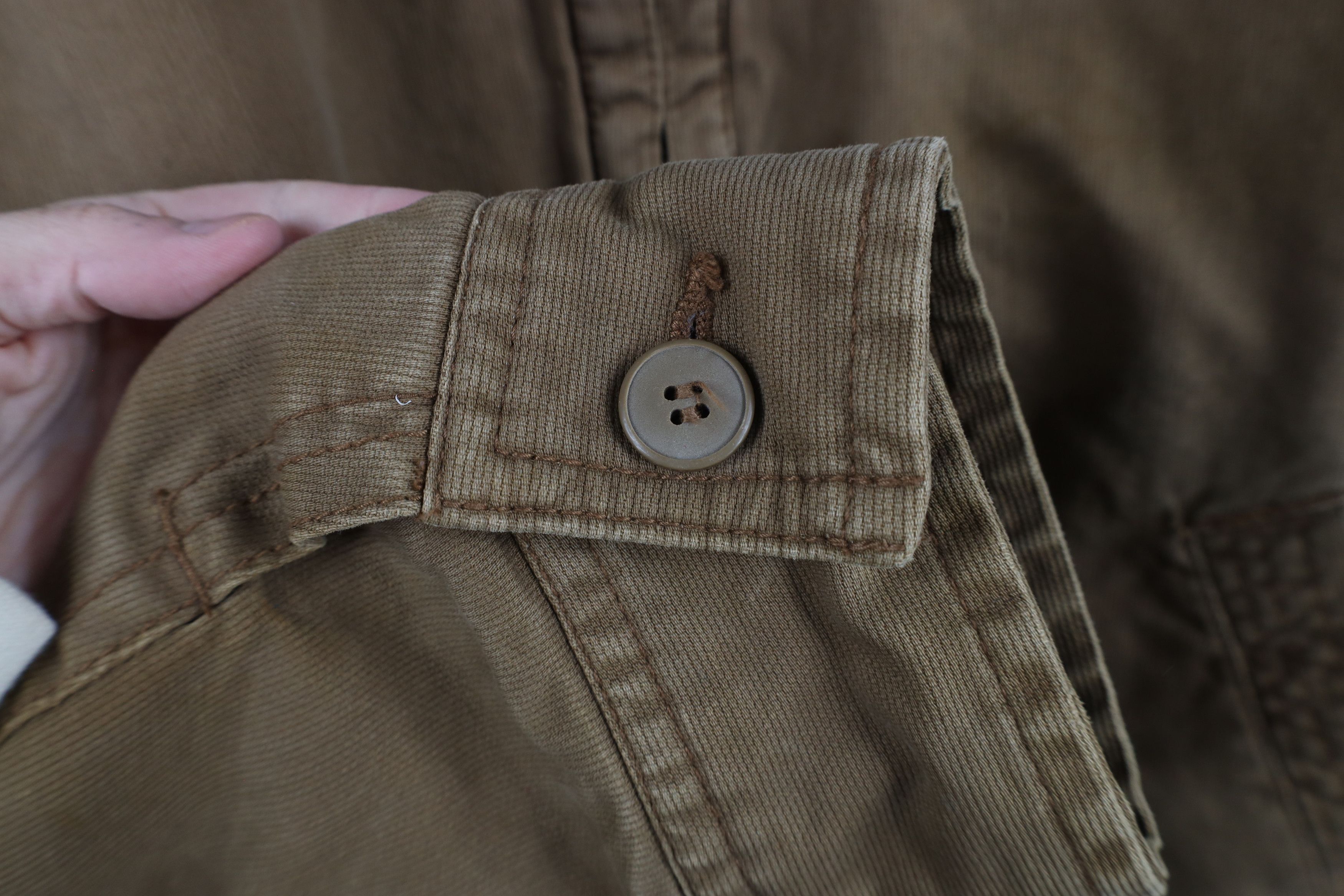 Aeropostale × Vintage Vintage 90s Y2K Aeropostale Lined Ribbed Canvas Jacket Size US L / EU 52-54 / 3 - 8 Thumbnail