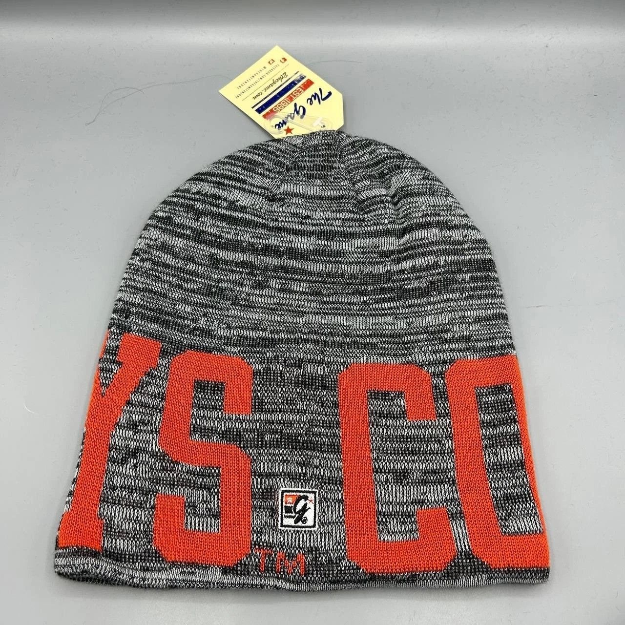 The Game Oklahoma State Cowboys Hat Men Gray Orange The Game Beanie Size ONE SIZE - 2 Thumbnail
