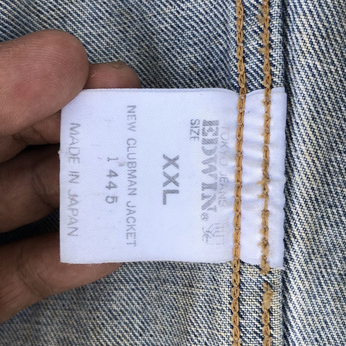 Edwin Vintage Edwin Men’s Embellished Denim Trucker Jacket Size US XXL / EU 58 / 5 - 17 Thumbnail