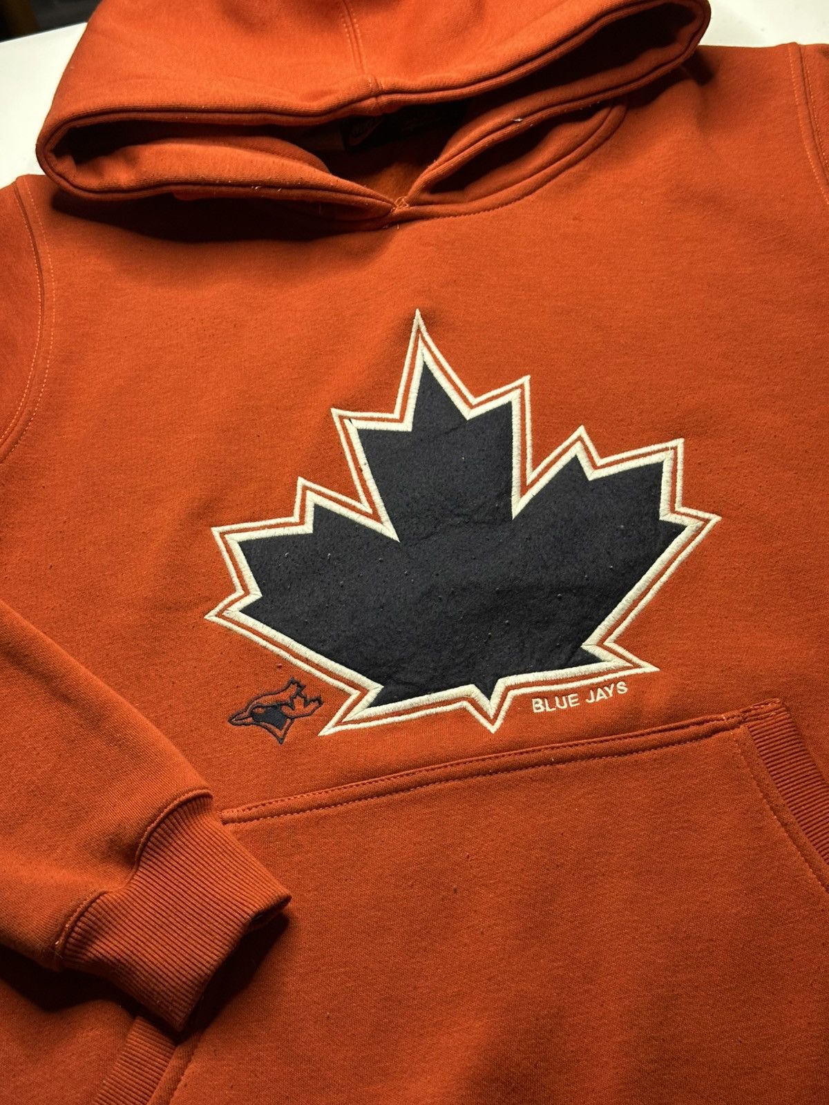 MLB Toronto Blue Jays orange baseball pullover nike hoodie Size US L / EU 52-54 / 3 - 2 Thumbnail