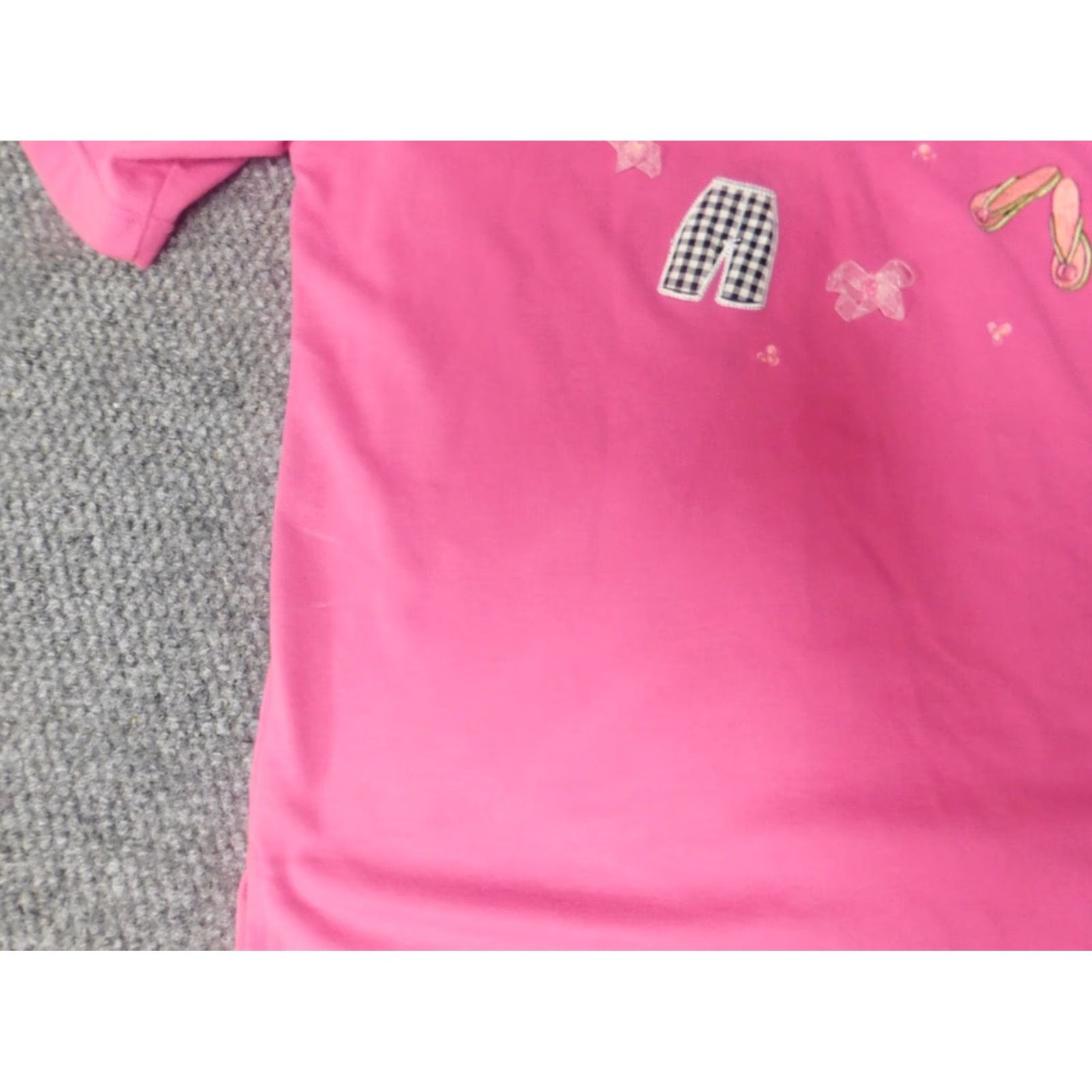 Vintage Keneth Too Womens Shirt M Casual Blue Pink Floral Short Sleeve Cap Sleeve Button-Up Shoulder Pads Regular Size M / US 6-8 / IT 42-44 - 4 Thumbnail