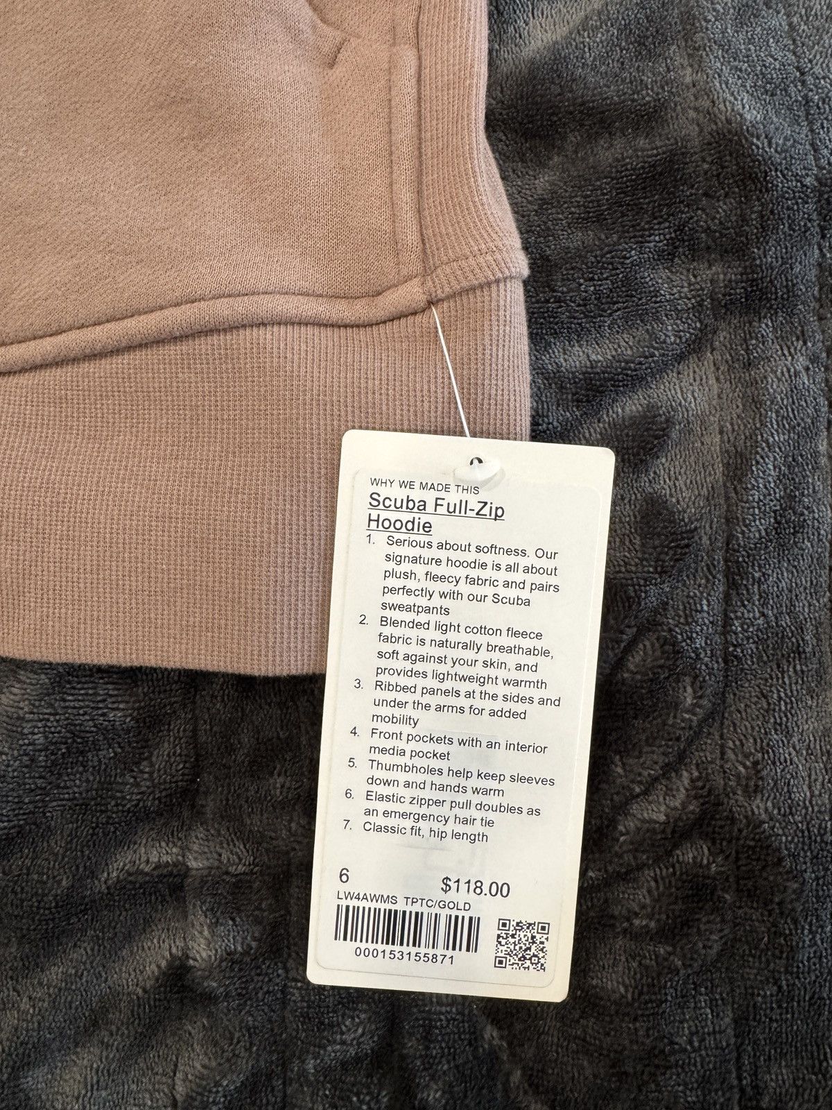Lululemon Scuba Full- Zip Hoodie Size M / US 6-8 / IT 42-44 - 8 Thumbnail