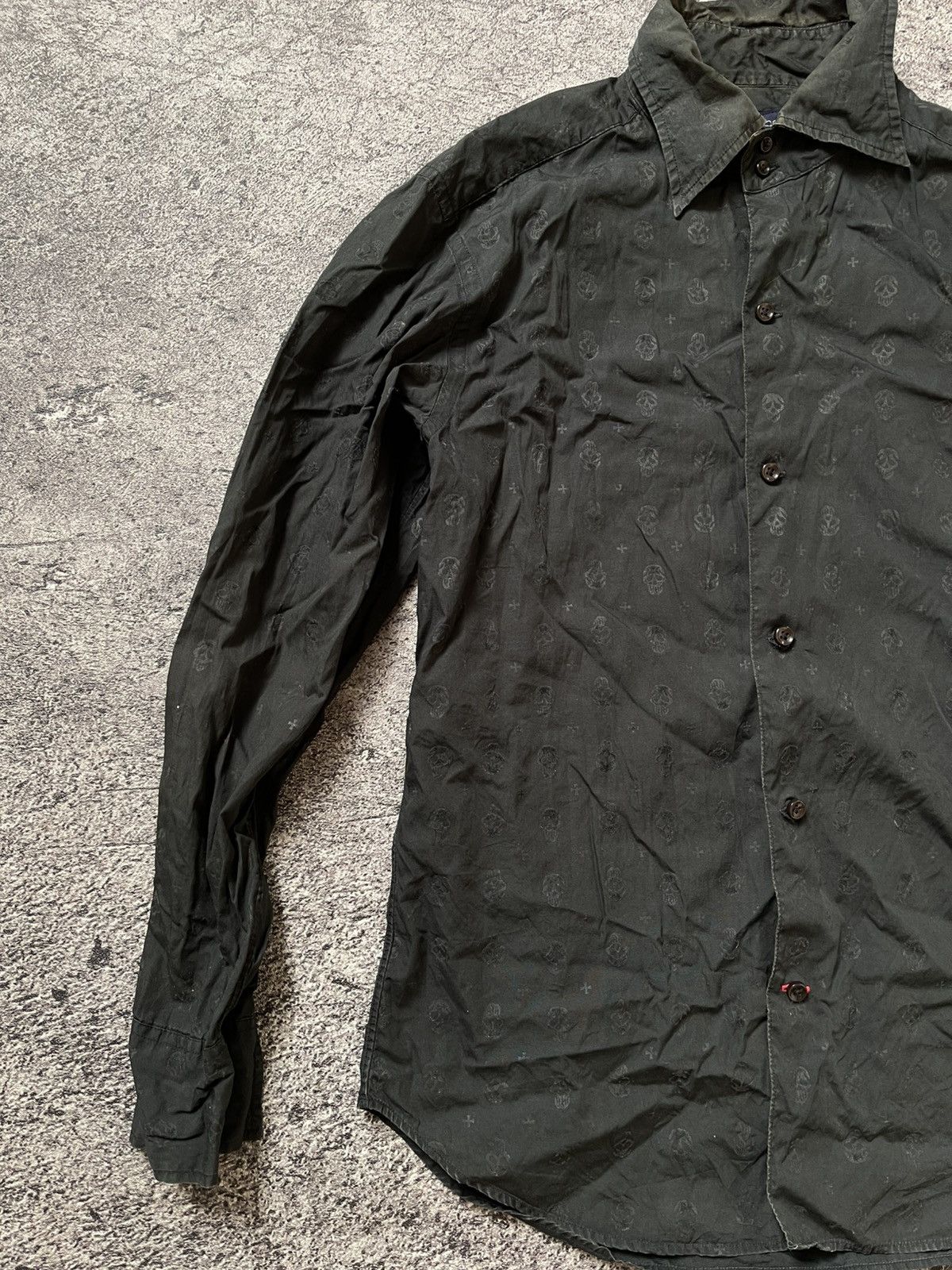 Japanese Brand Y2K Skull Ifsixwasnine shirt Size US L / EU 52-54 / 3 - 3 Thumbnail