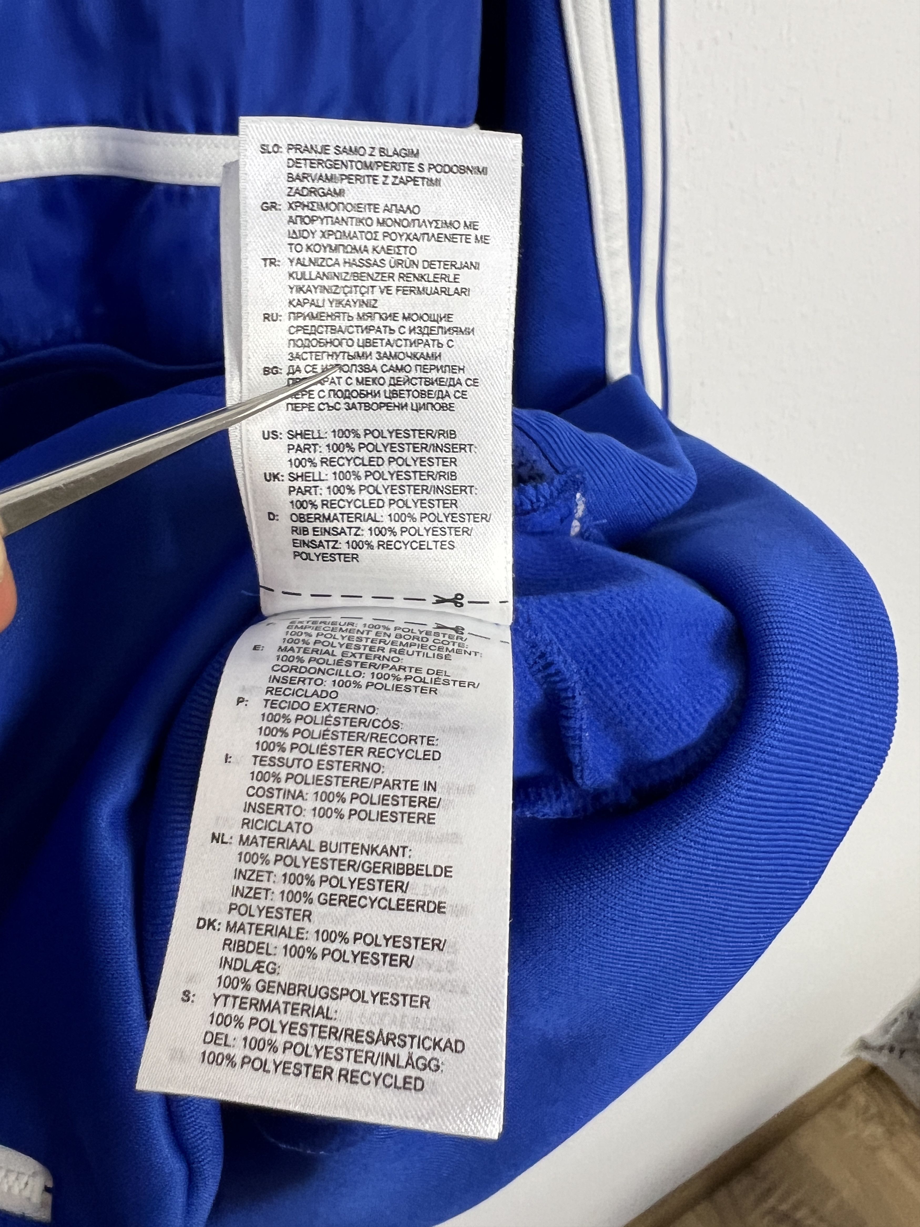 Adidas Adidas Chelsea Blue Football Jacket Zip Track Top Mens Rare Size US M / EU 48-50 / 2 - 11 Thumbnail