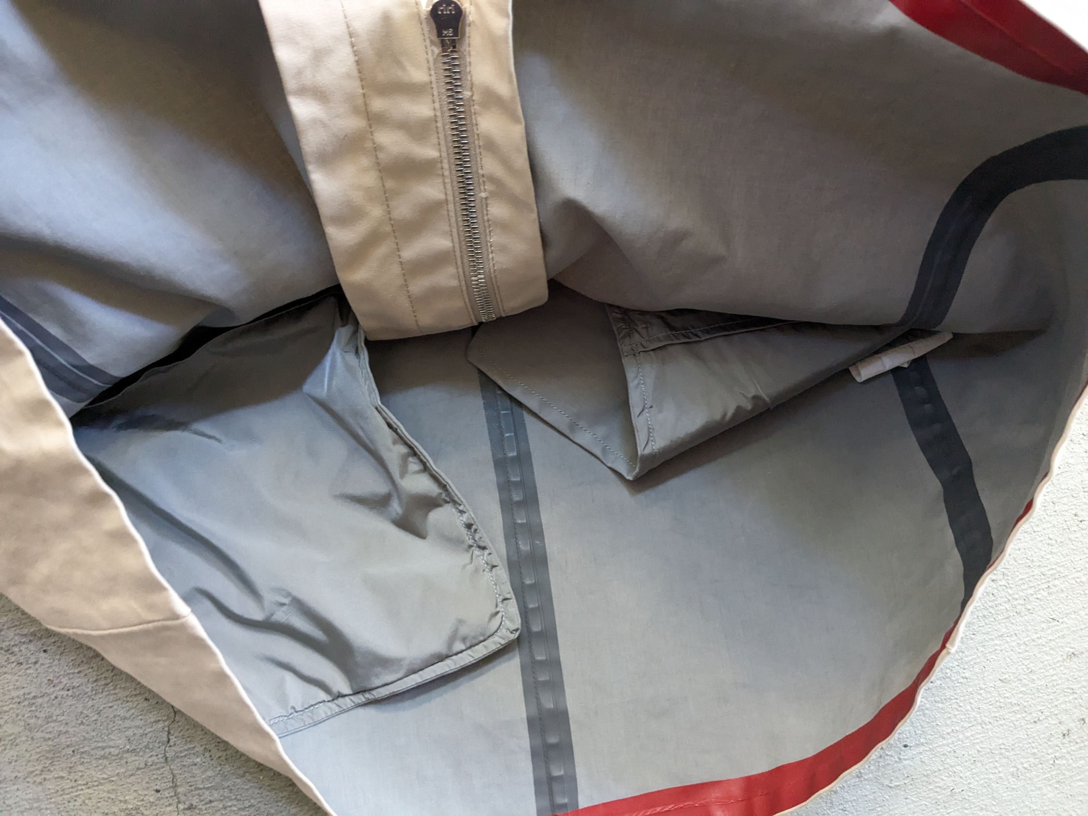 Prada Prada Jacket Beige Medium Cotton Bomber Zip Up Coat Size US M / EU 48-50 / 2 - 6 Thumbnail