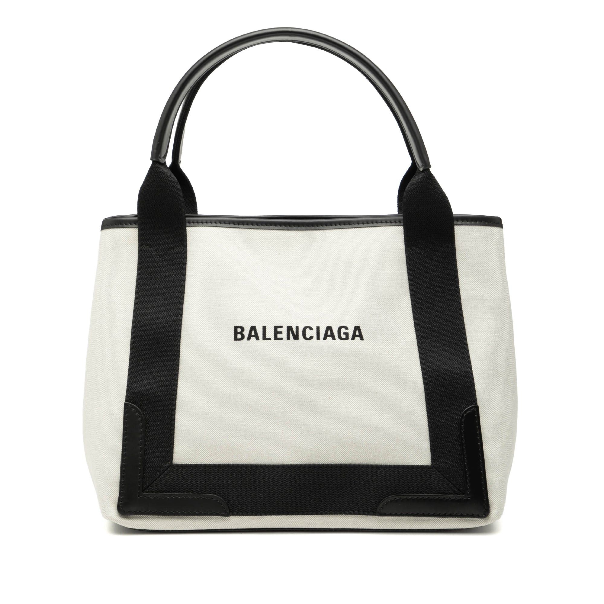 Balenciaga Canvas Navy Cabas Tote S Size ONE SIZE - 1 Thumbnail