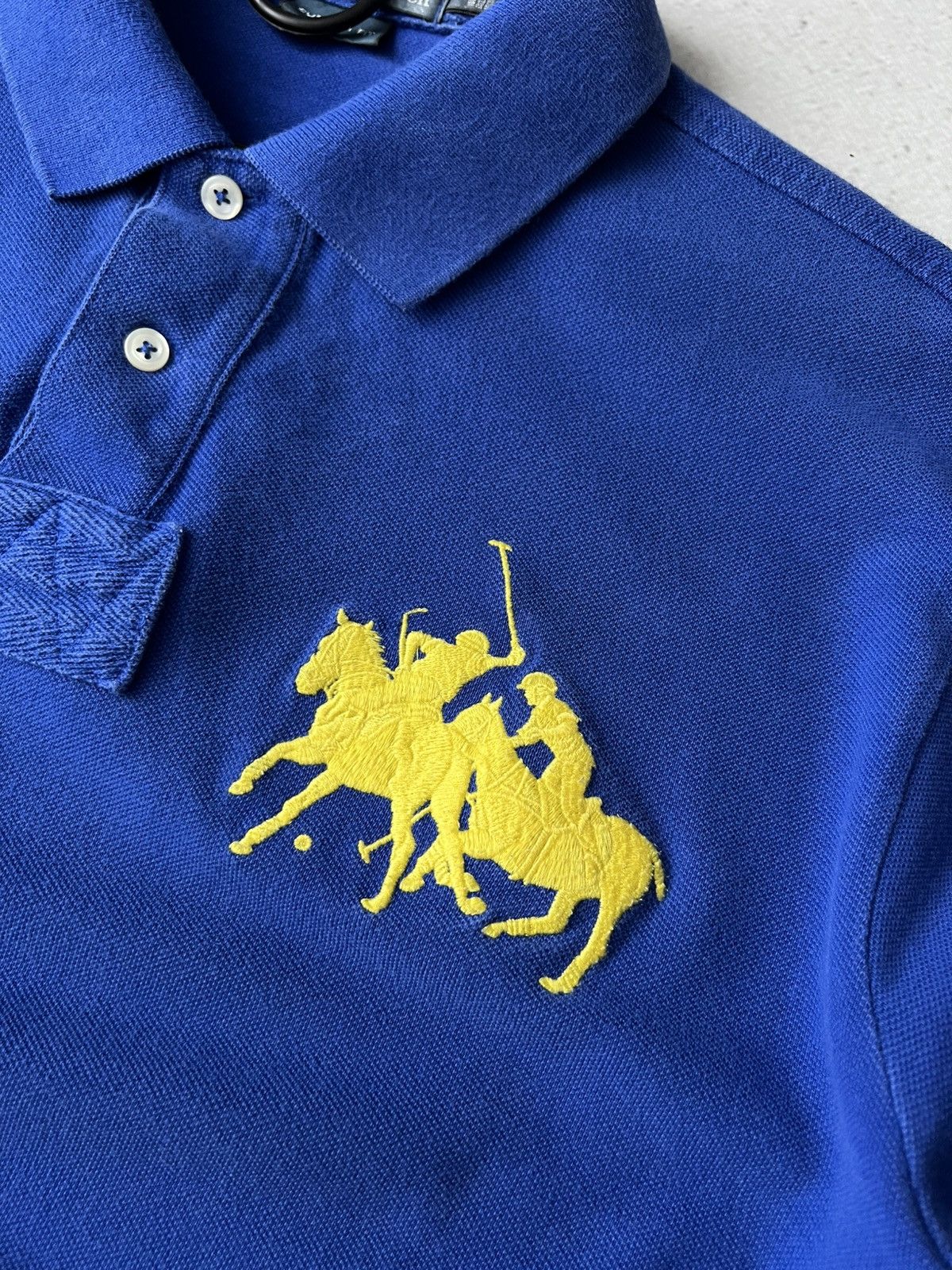 Polo Ralph Lauren Vintage Ralph Lauren Big Logo Polo Shirt XL – Number 3 Patch Size US XL / EU 56 / 4 - 5 Thumbnail