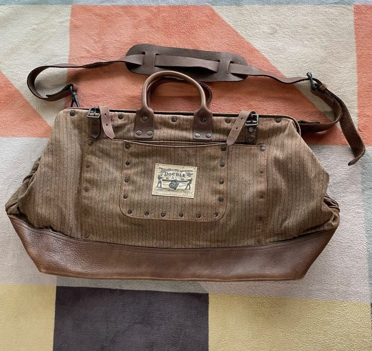 RRL Ralph Lauren RRL Ralph Lauren Double RL Doctor Bag Travel Bag K22 Size ONE SIZE - 1 Thumbnail