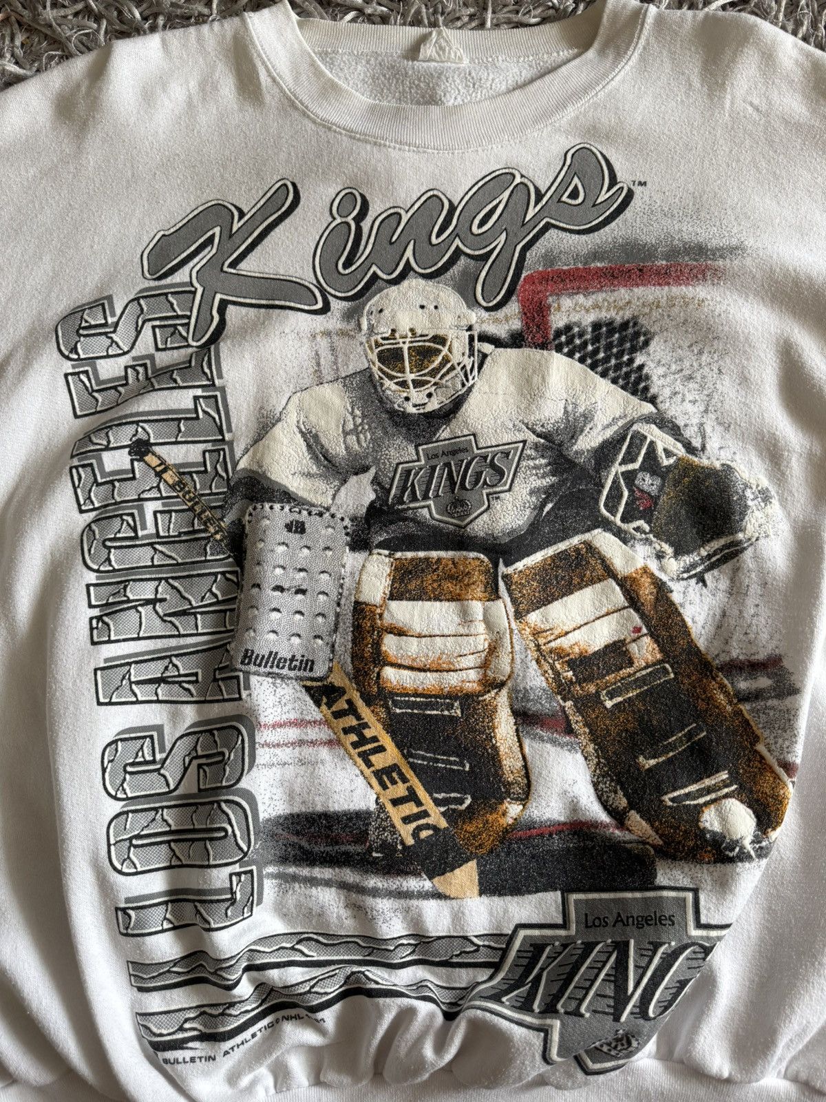 Vintage Vintage Los Angeles Kings Bulletin Sweater Size XL Size US XL / EU 56 / 4 - 3 Thumbnail