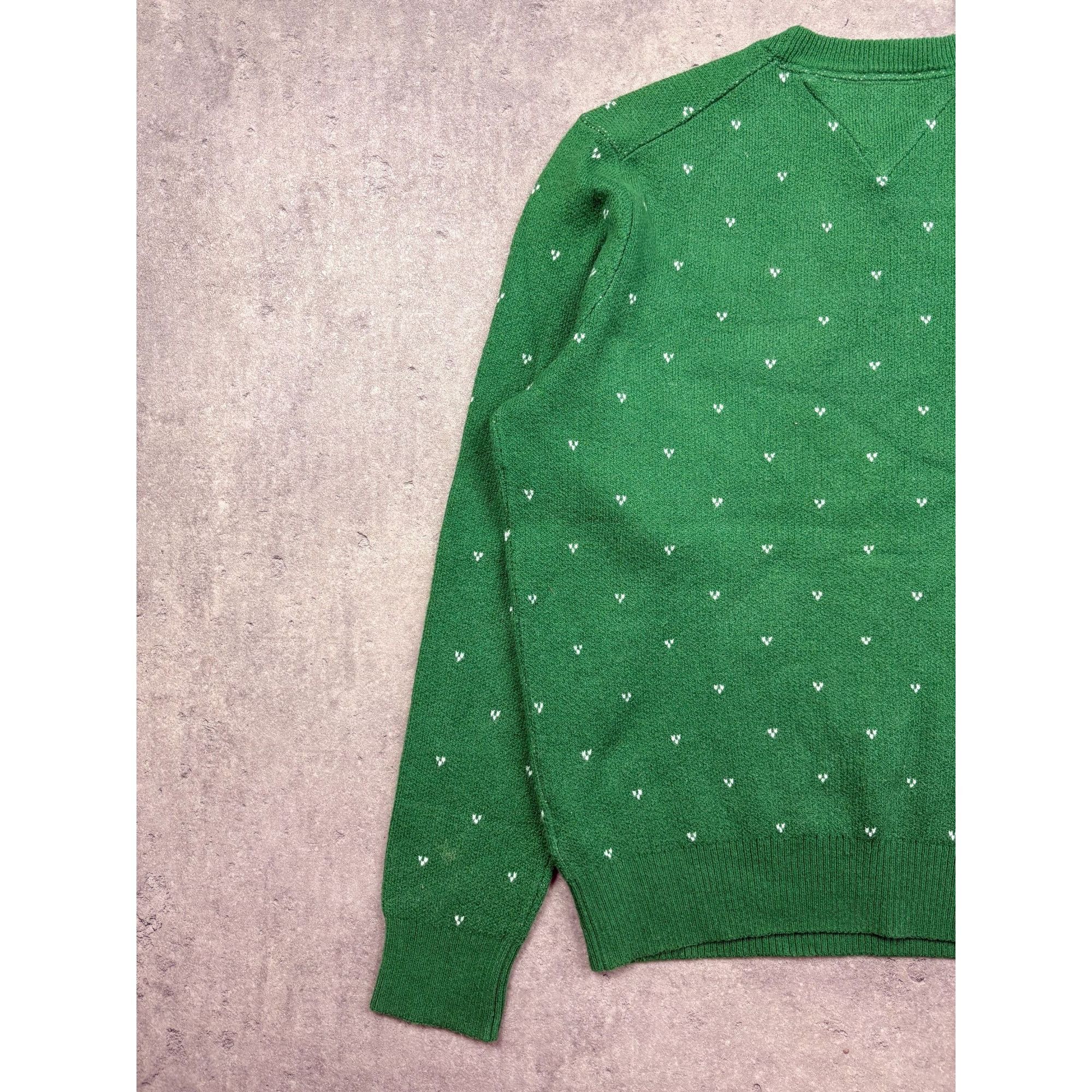 Tommy Hilfiger Retro Slope Style: Tommy Hilfiger Skier Graphic Knit Sweater Size US M / EU 48-50 / 2 - 8 Thumbnail