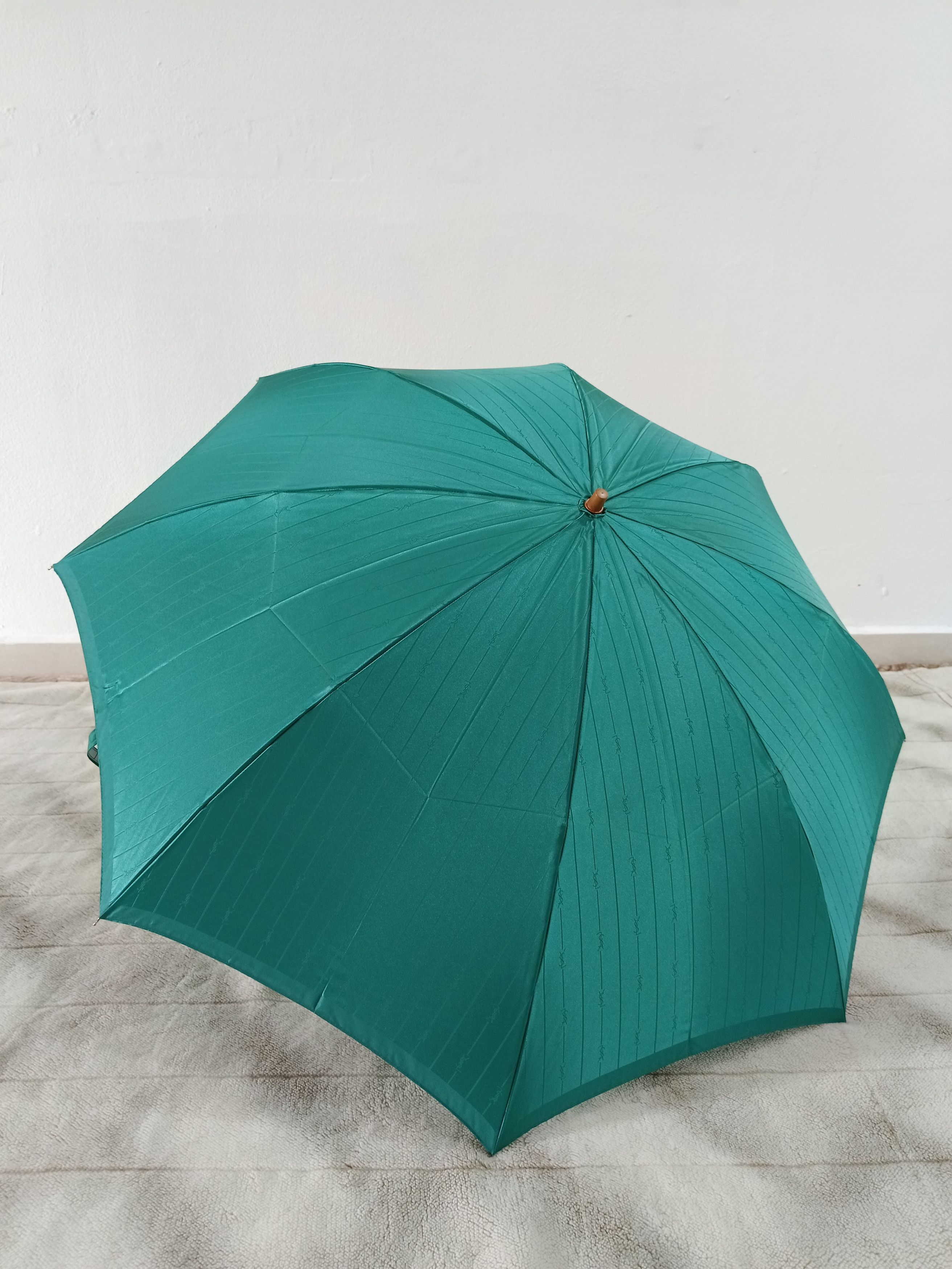 Yves Saint Laurent Yves Saint Lauren Monogram Folding Umbrella Size ONE SIZE - 2 Thumbnail