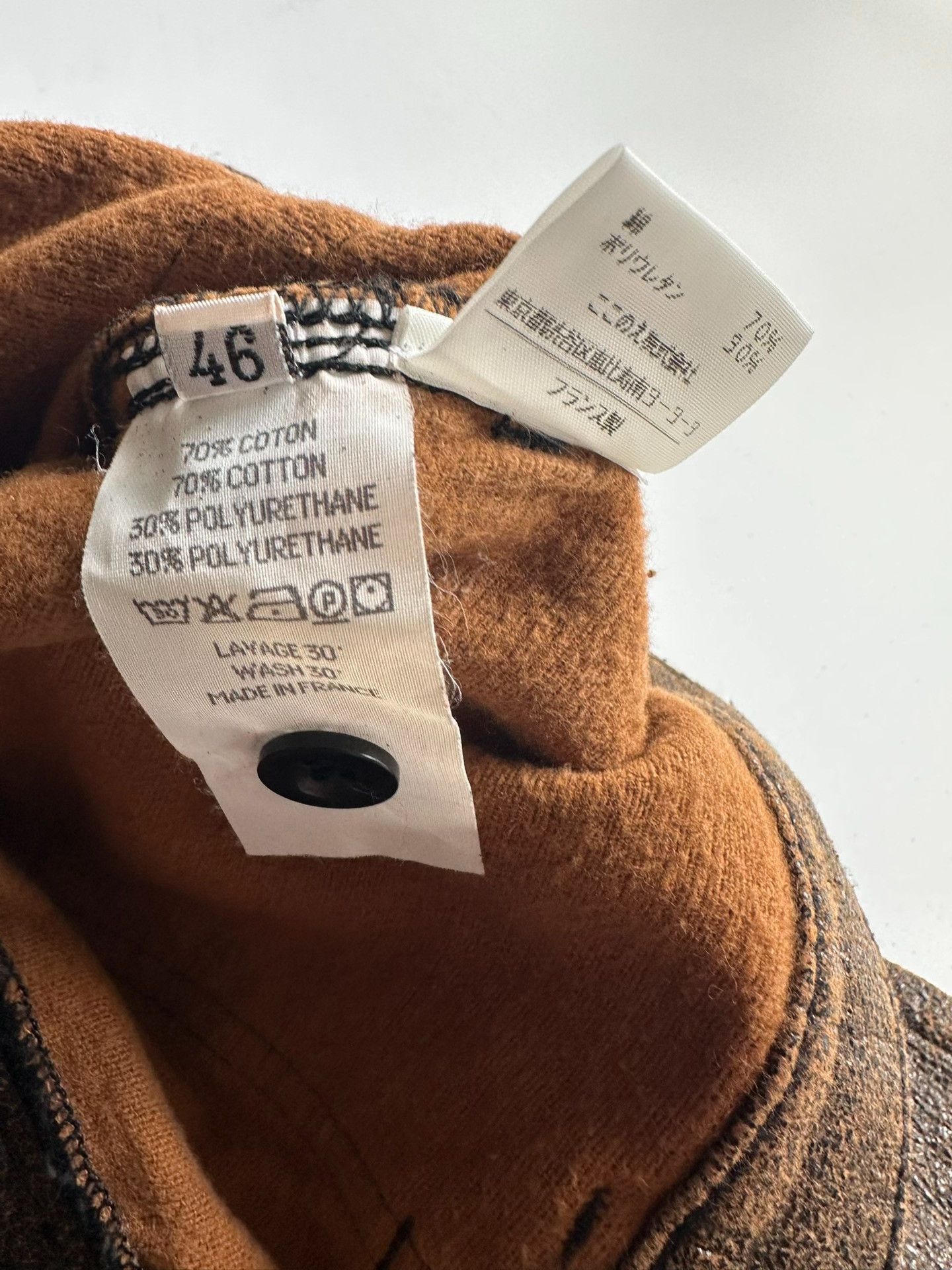 Maison Margiela Maison Margiela Ori.Batch Wax-coated 7/10 pants| Size US 30 / EU 46 - 6 Thumbnail