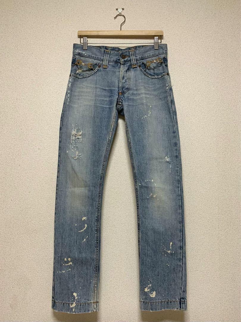 Dolce & Gabbana 06 Runway Dolce & Gabbana Hollywood Cowboy Denim Size US 30 / EU 46 - 9 Thumbnail