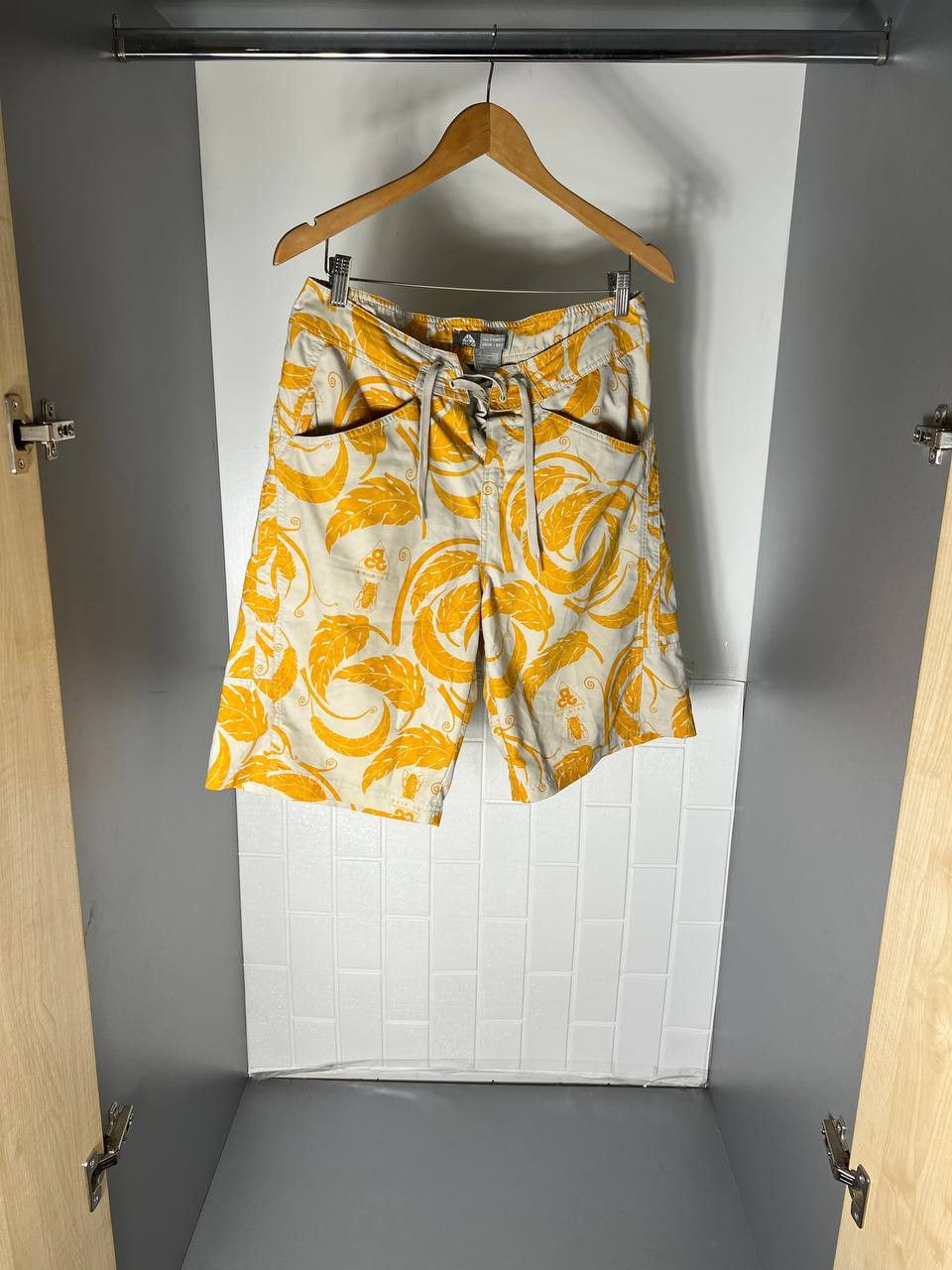 Nike ACG VINTAGE NIKE ACG RETRO DESIGNER SURF SHORTS DRILL Y2K 90s Size US 32 / EU 48 - 5 Thumbnail