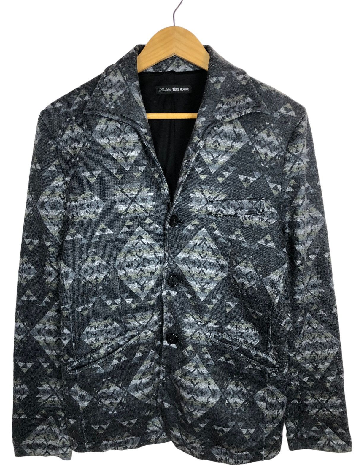 Issey Miyake Vintage Tete Homme Issey Coat Single Breasted Jacket Size US S / EU 44-46 / 1 - 4 Thumbnail