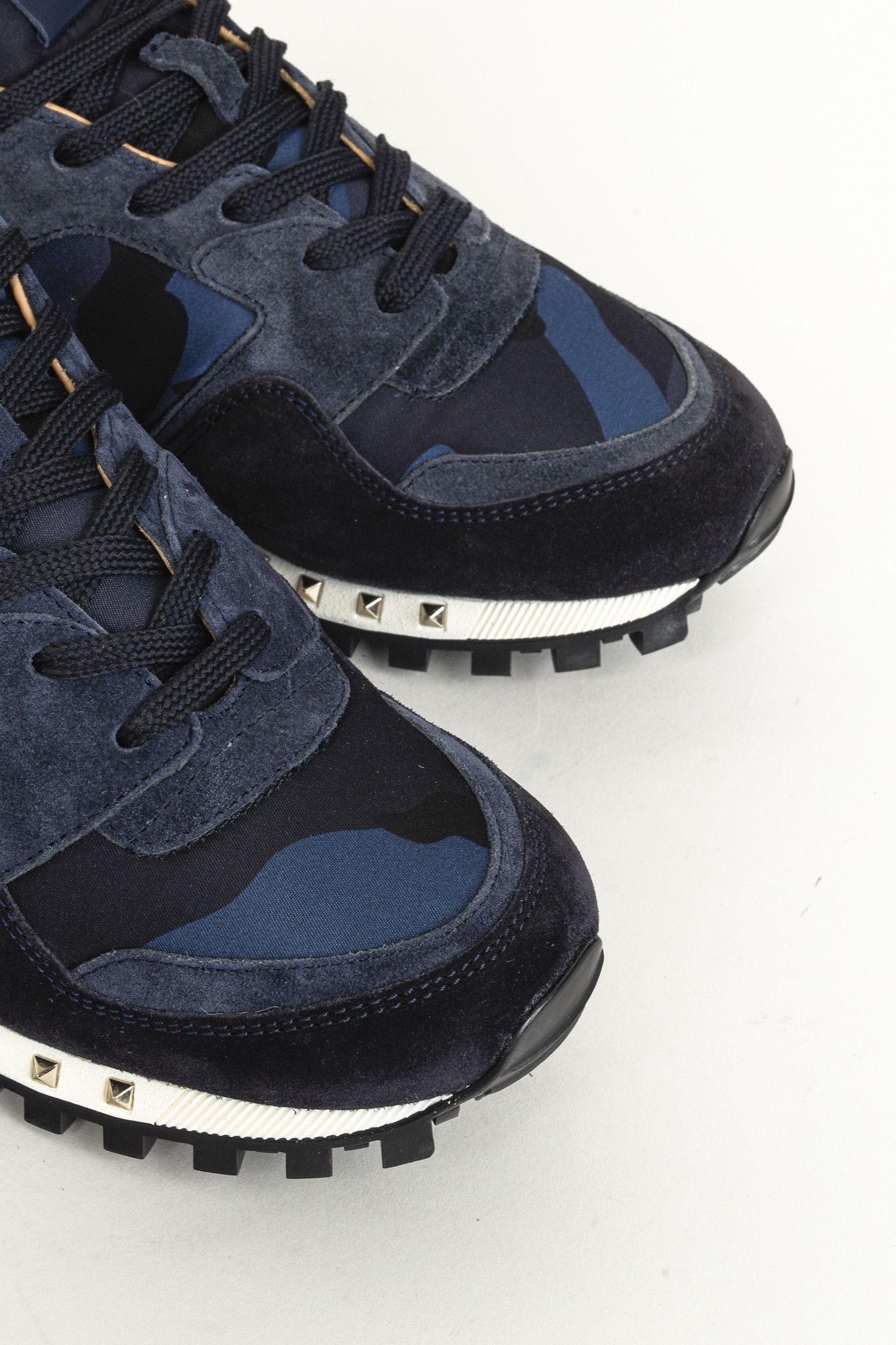 Valentino Valentino Garavani TN952Y0 Rockstud Soul Navy Camo sneakers Size US 10 / IT 40 - 6 Thumbnail