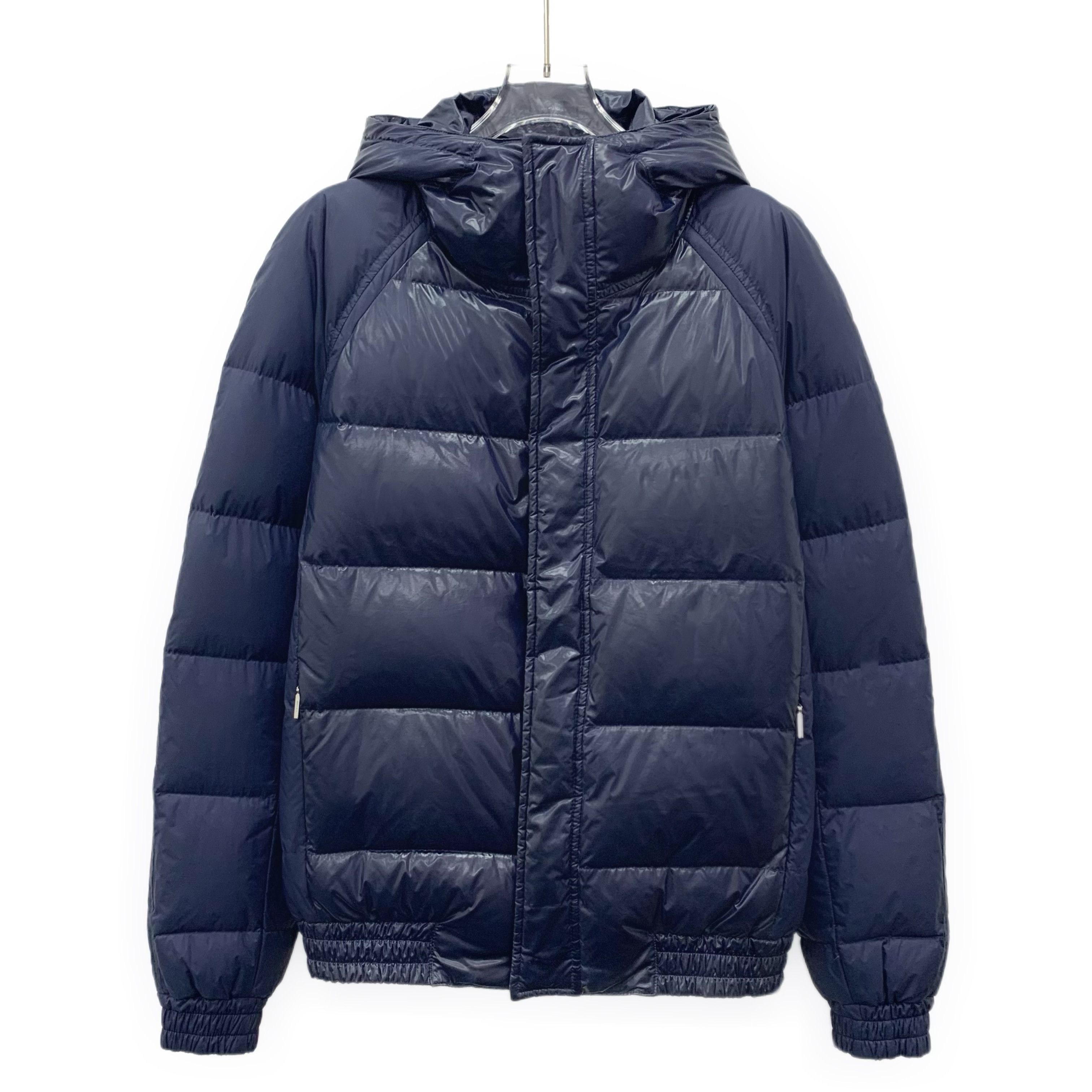 Dior Dior Navy Hooded Down Jacket (M) Size US M / EU 48-50 / 2 - 1 Thumbnail
