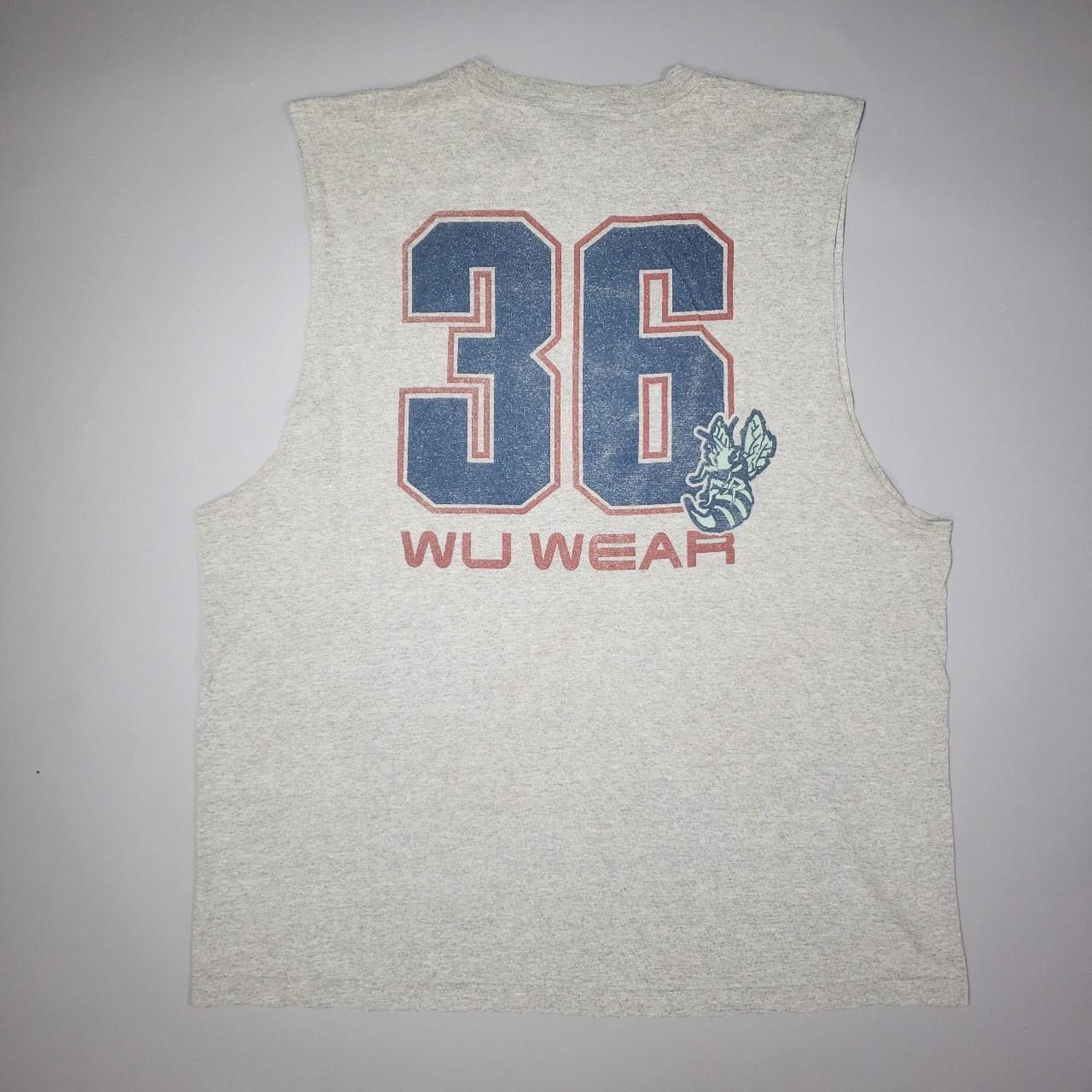 Wu-Tang Clan *Rare* 90s Wu Tang Clan Charlotte Hornet muscle tee Mens XL Size US XL / EU 56 / 4 - 3 Thumbnail