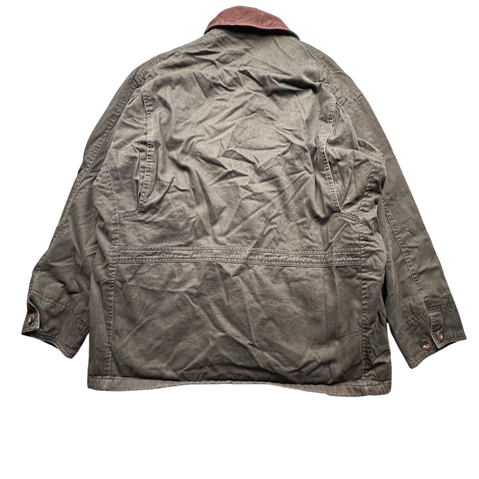 St. Johns Bay Vintage St Johns Bay Flannel Plaid Chore Field Coat Mens L Size US L / EU 52-54 / 3 - 2 Thumbnail