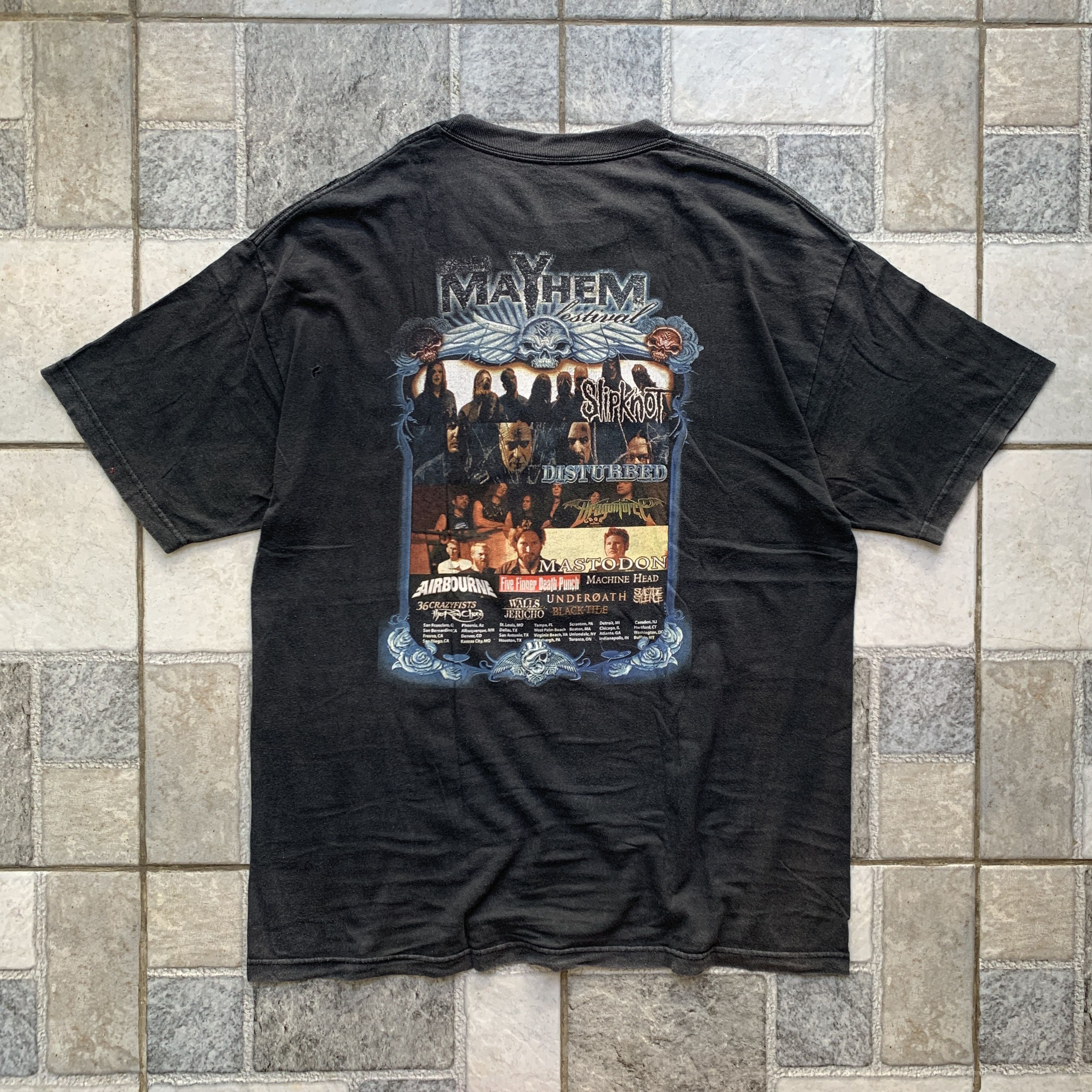 Vintage Vintage Rockstar Energy Mayhem Festival Slipknot Size US XL / EU 56 / 4 - 4 Thumbnail