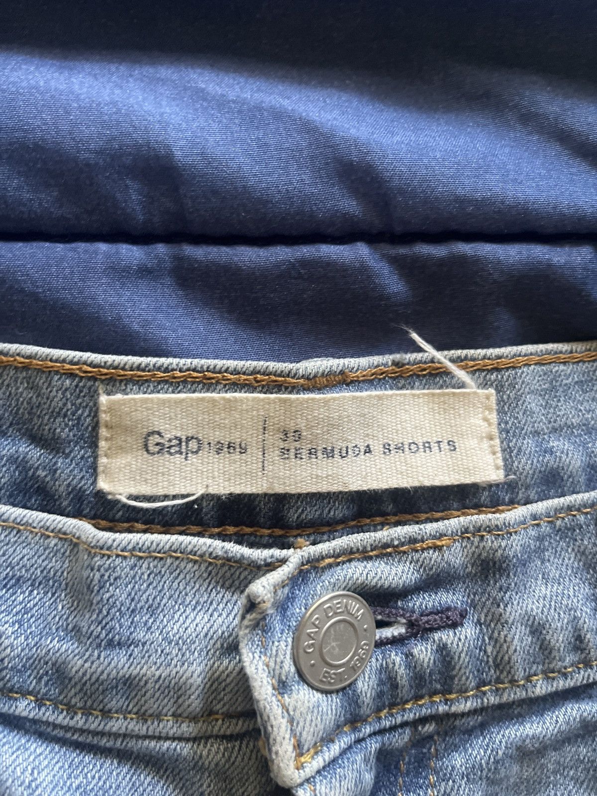 Gap × Vintage Gap Denim Shorts Jorts Size US 30 / EU 46 - 3 Thumbnail