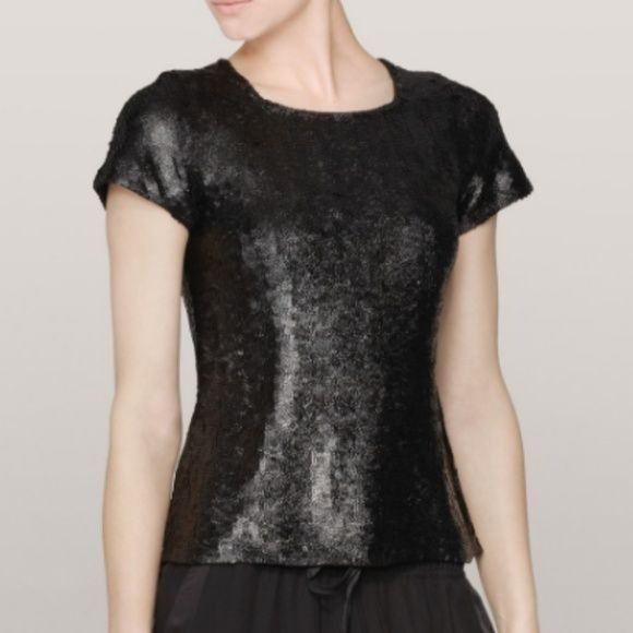 Other Theyskens' Theory Brax Sequin Top Blouse Evening Size S / US 4 / IT 40 - 2 Thumbnail